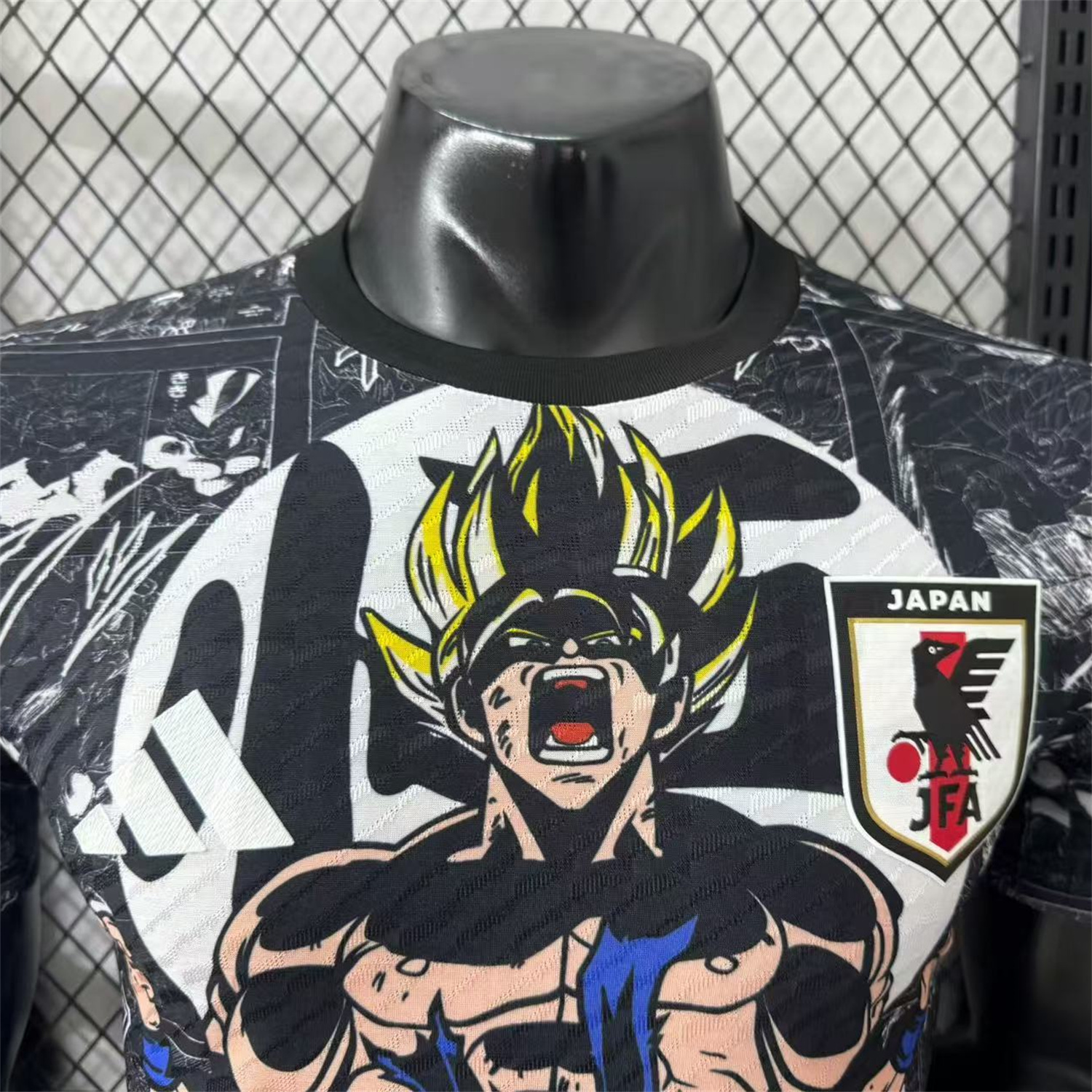 AlphaJersey-Japan 25-26 Muscle Saiyan Black Special Jersey - Player Version