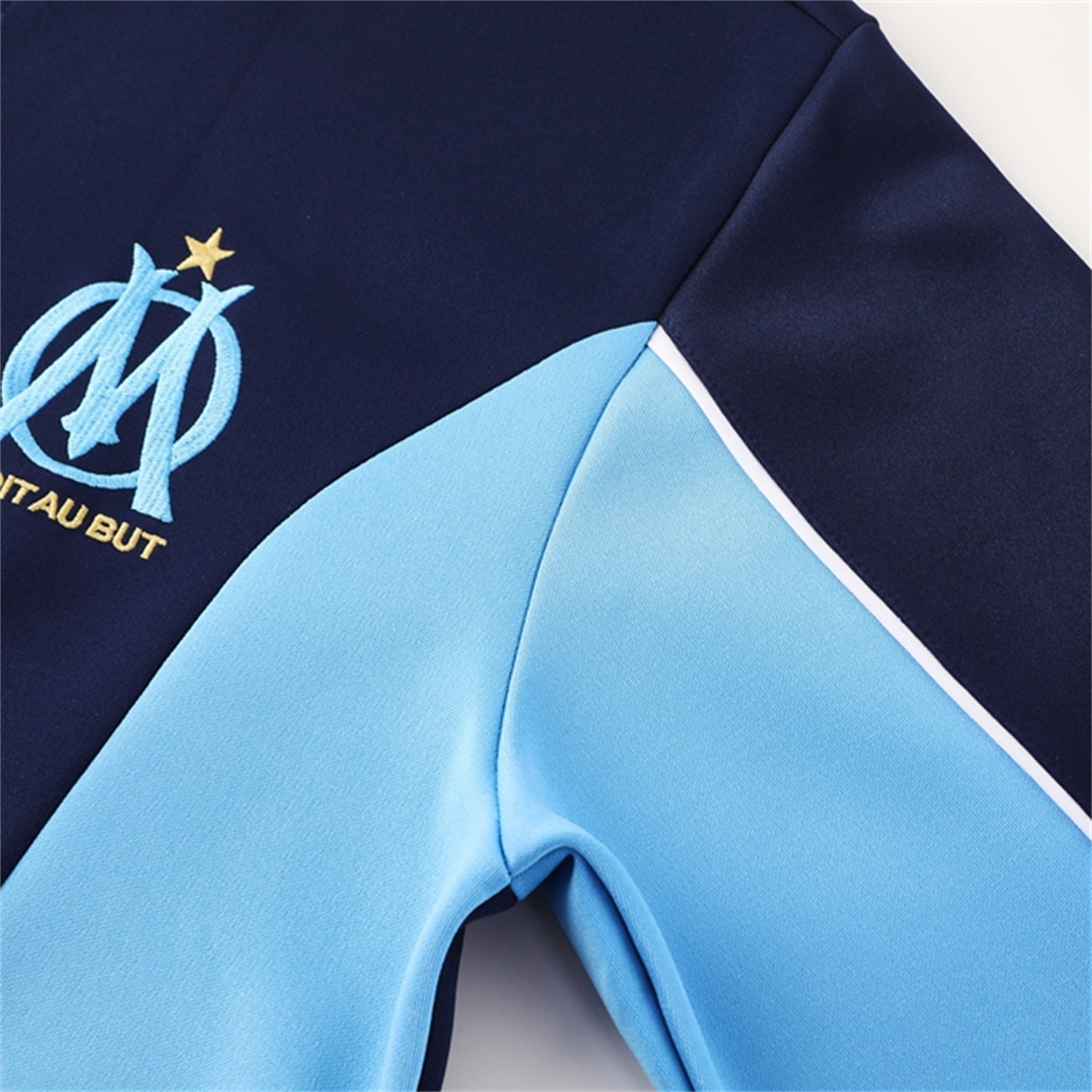 AlphaJersey-Marseille 25-26 Jacket Training Tracksuit - Deep Blue Jackets & Pants