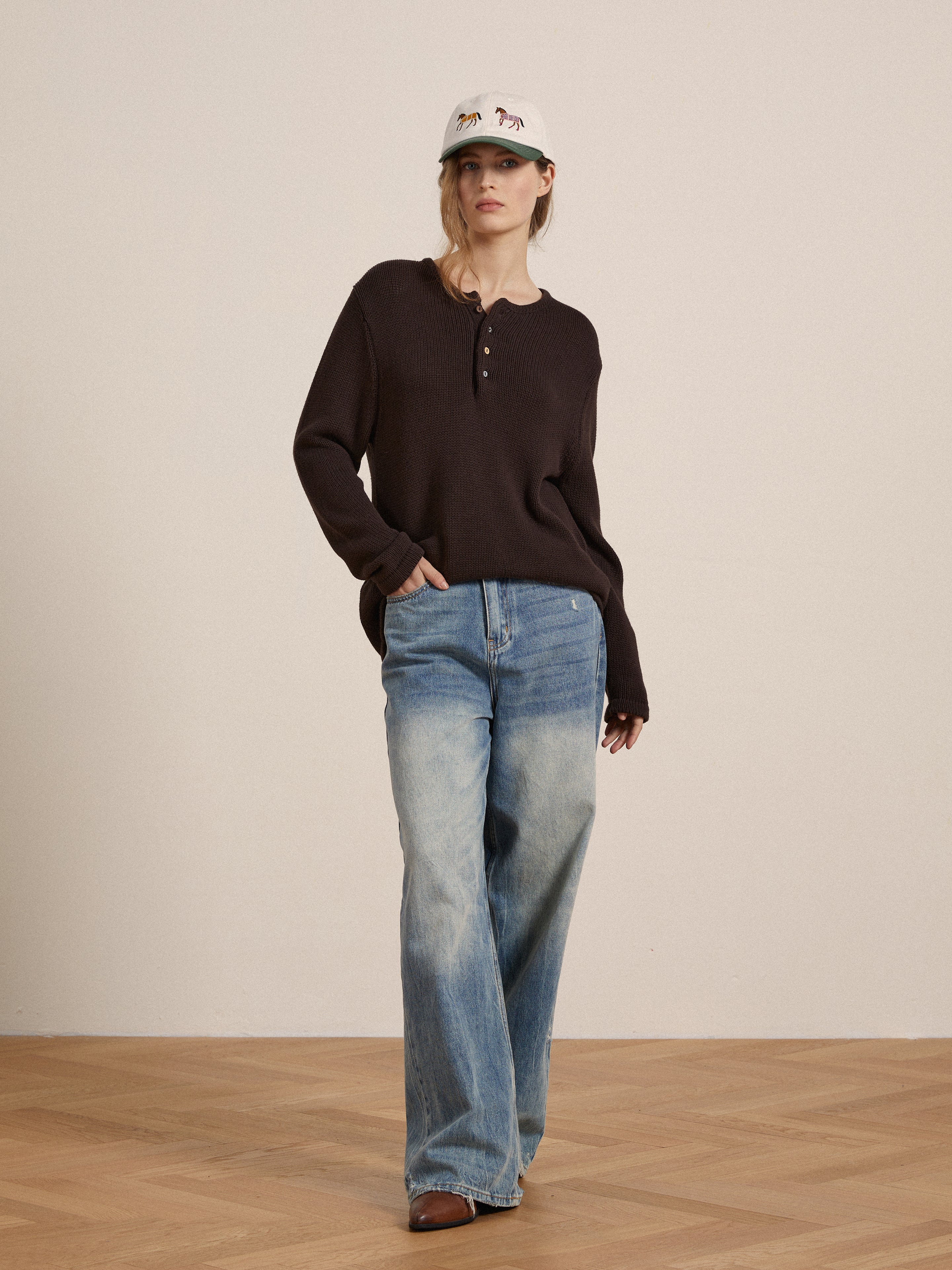 Knit Henley | Modern Menswear by yycbvcnbmmnbm