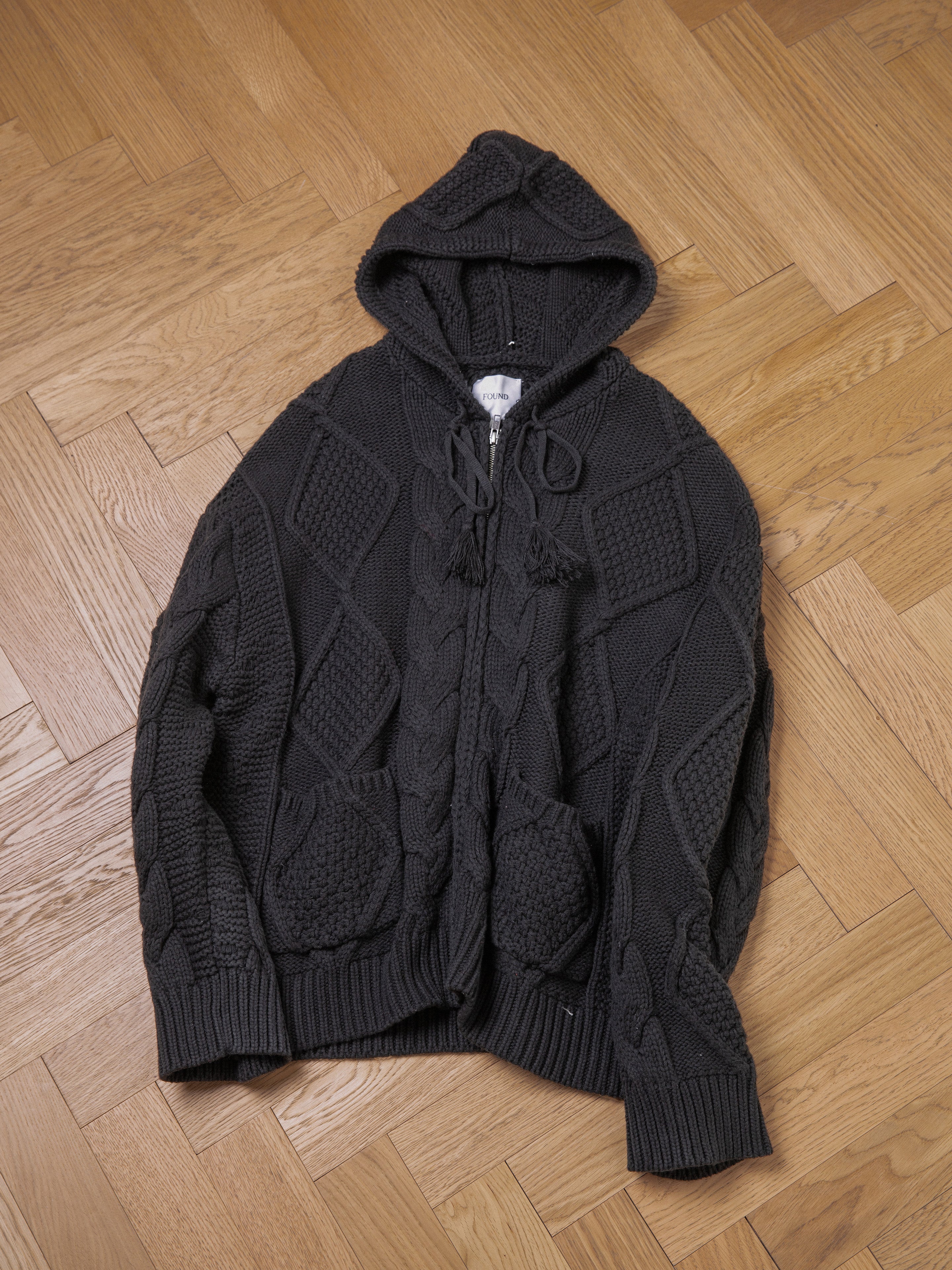 Zip Up Cable Knit Hoodie | Modern Menswear by yycbvcnbmmnbm