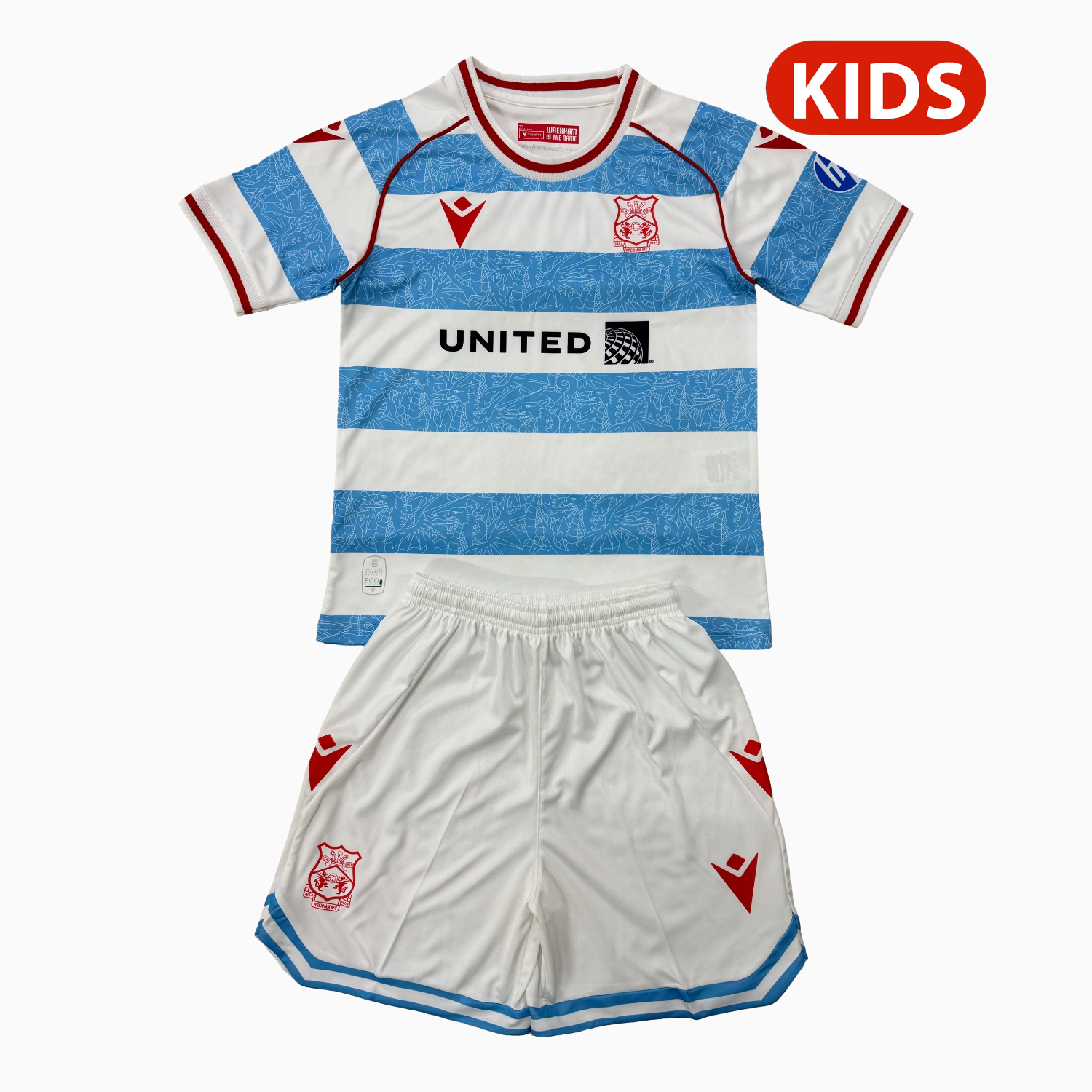 AlphaJersey-Wrexham 25-26 Third Kids Kit