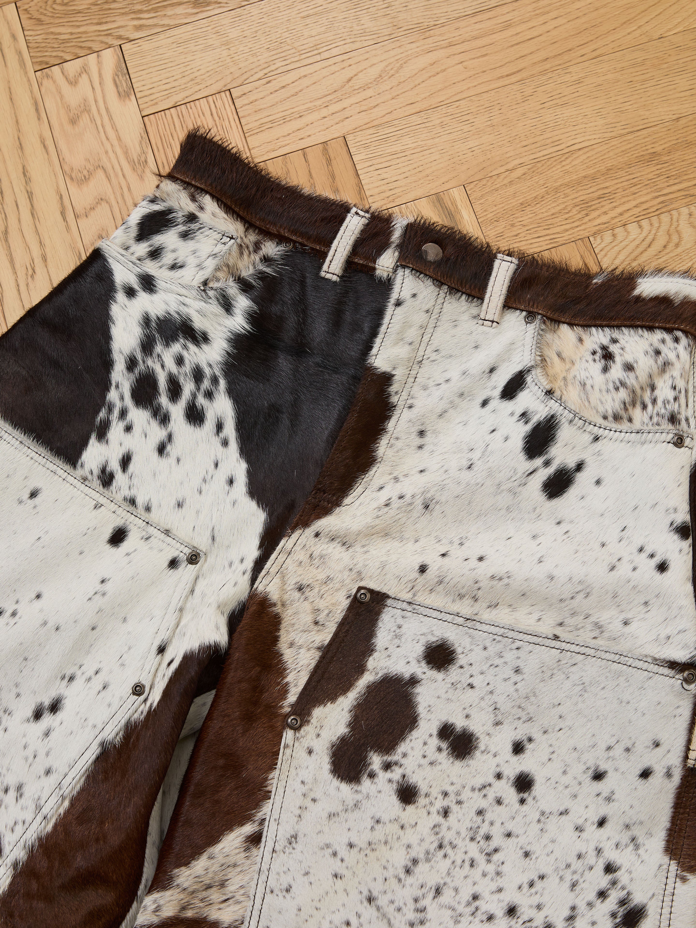 Cowhide Prairie Carpenter Shorts | Modern Menswear by yycbvcnbmmnbm