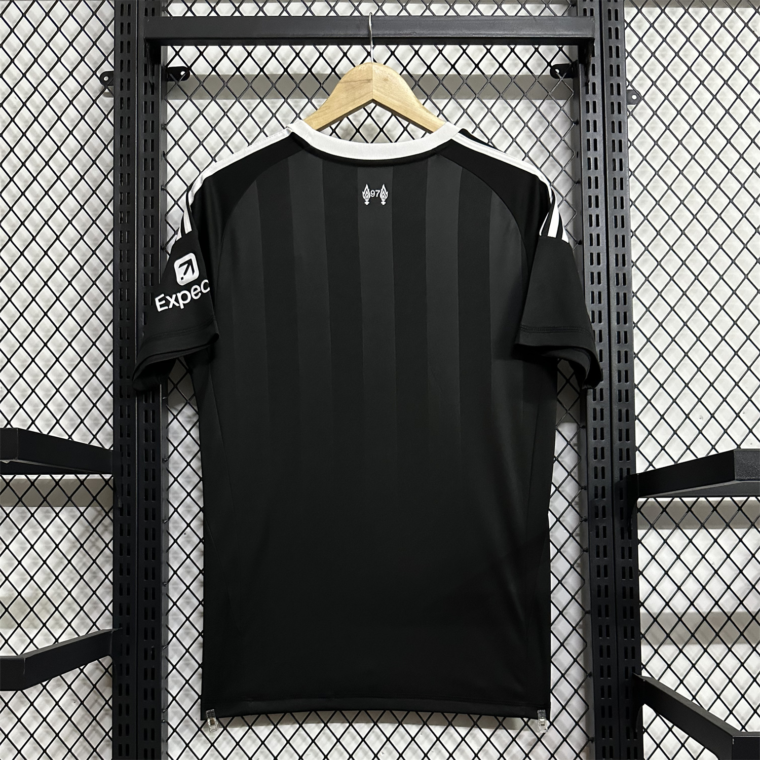AlphaJersey-Liver.pool 25-26 Black Trefoil Goalkeeper Jersey - Fans Version