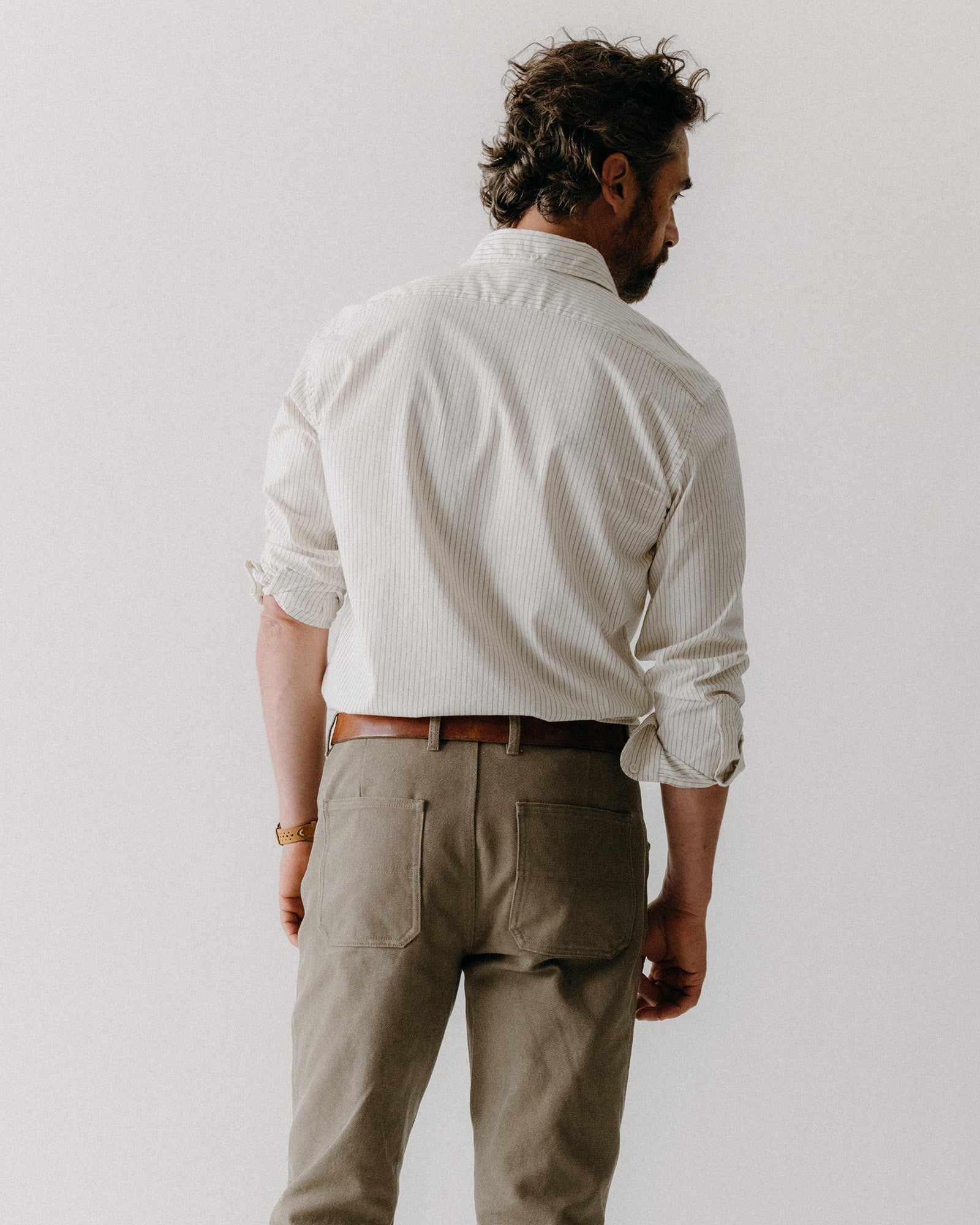 The Camp Pant in Stone Chipped Canvas | Modern Menswear by yycbvcnbmmnbm