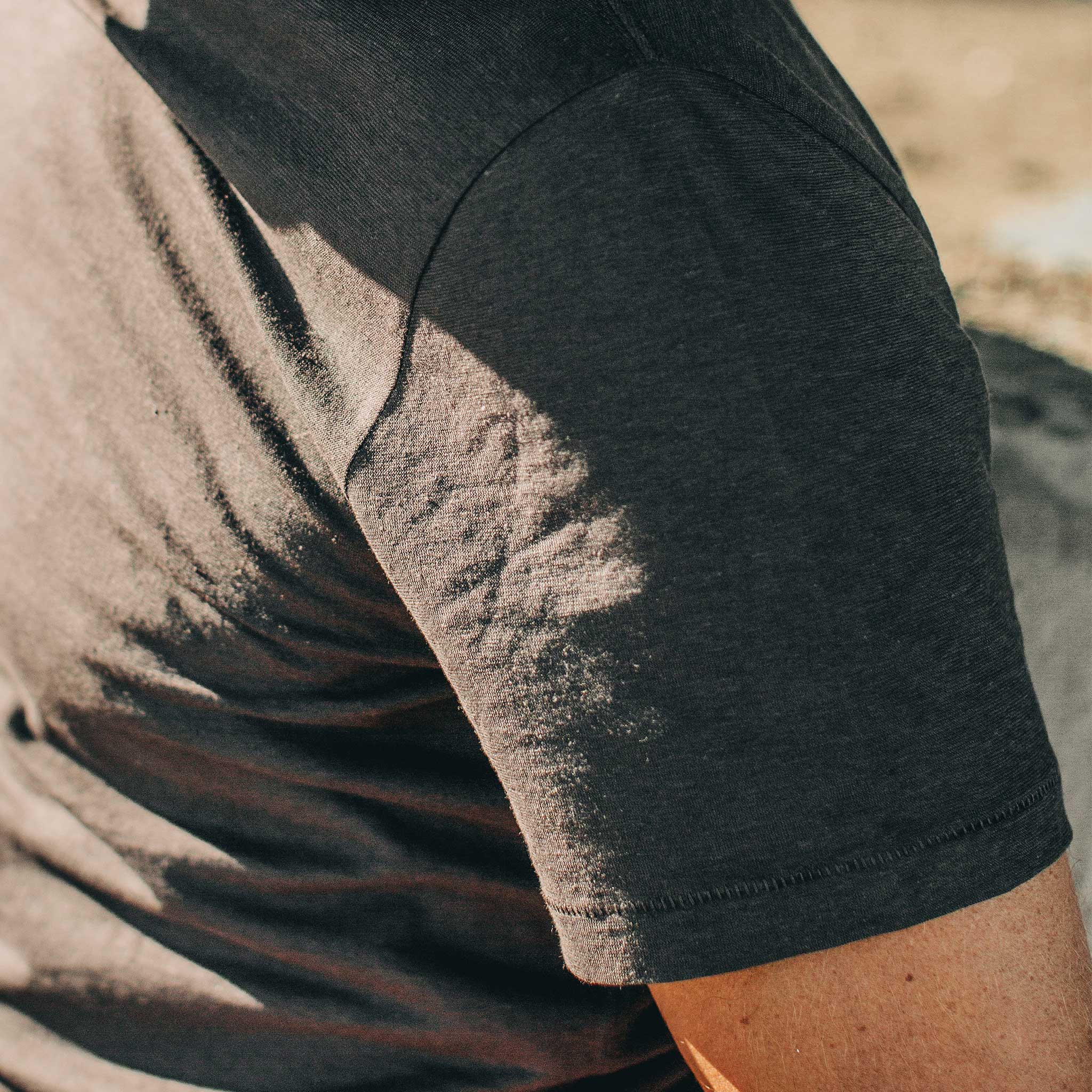 The Cotton Hemp Tee in Charcoal | Modern Menswear by yycbvcnbmmnbm