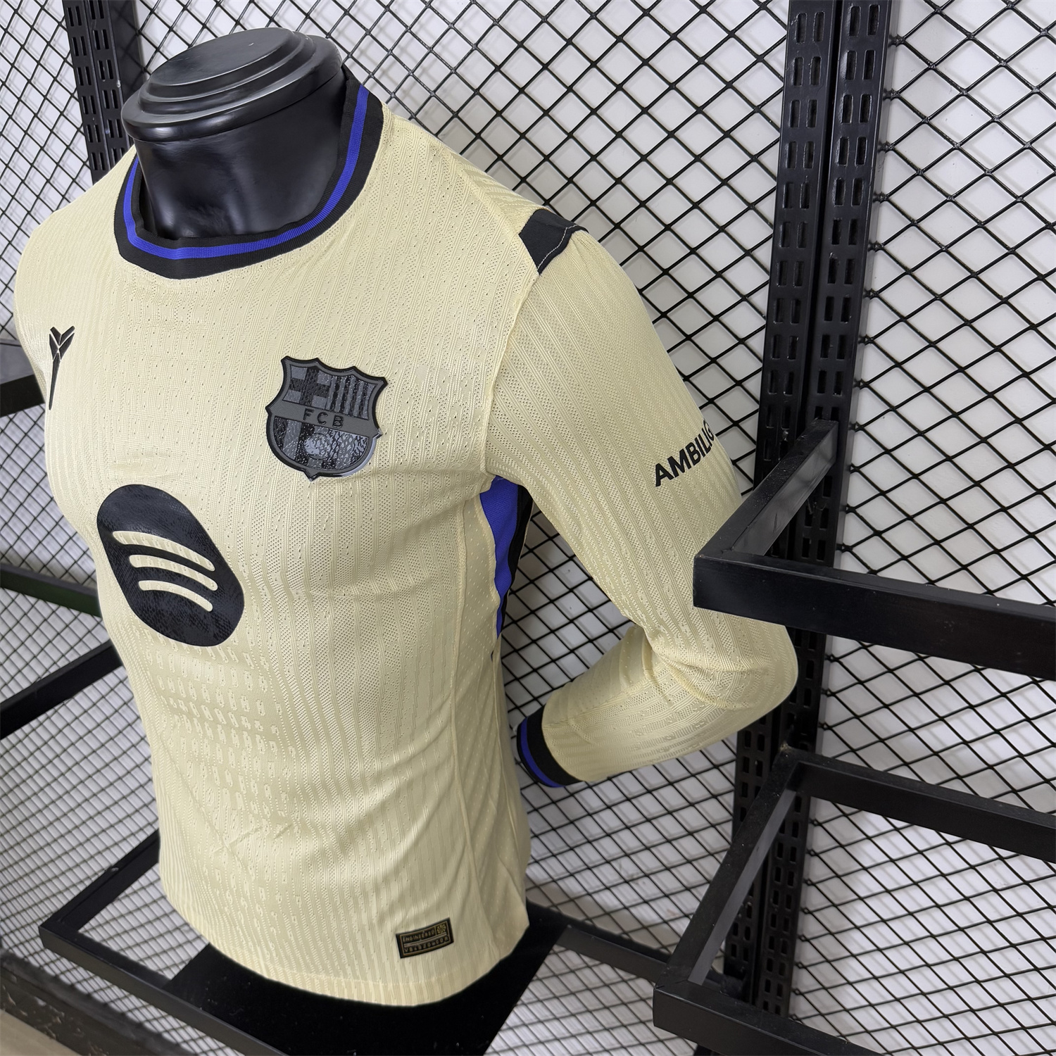 AlphaJersey-Barcelona 25-26 Away Long Sleeves Jersey - Player Version
