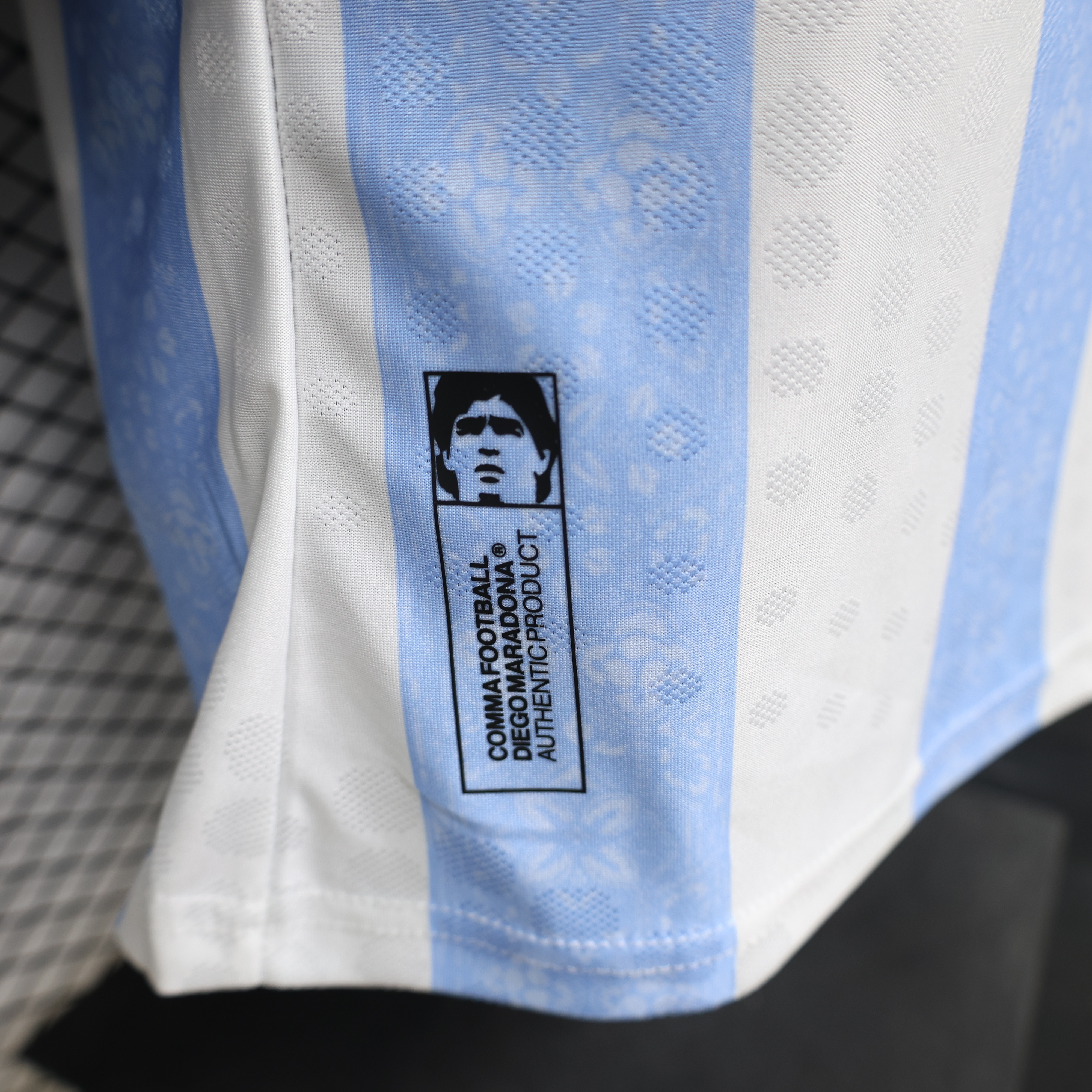 AlphaJersey-Argentina 2026 White Blue Maradona Special Kit - Player Version