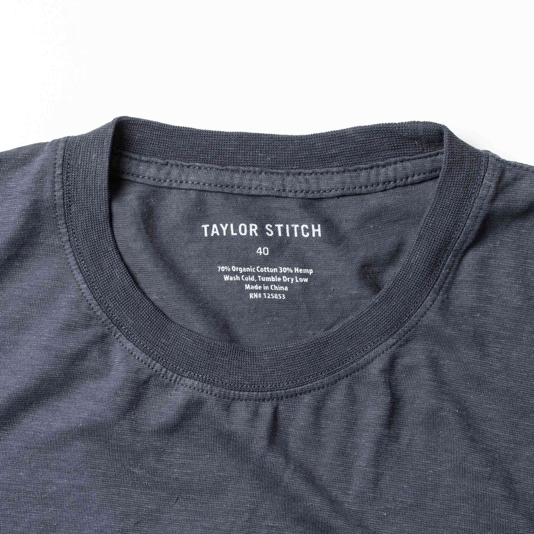 The Cotton Hemp Tee in Navy | Modern Menswear by yycbvcnbmmnbm