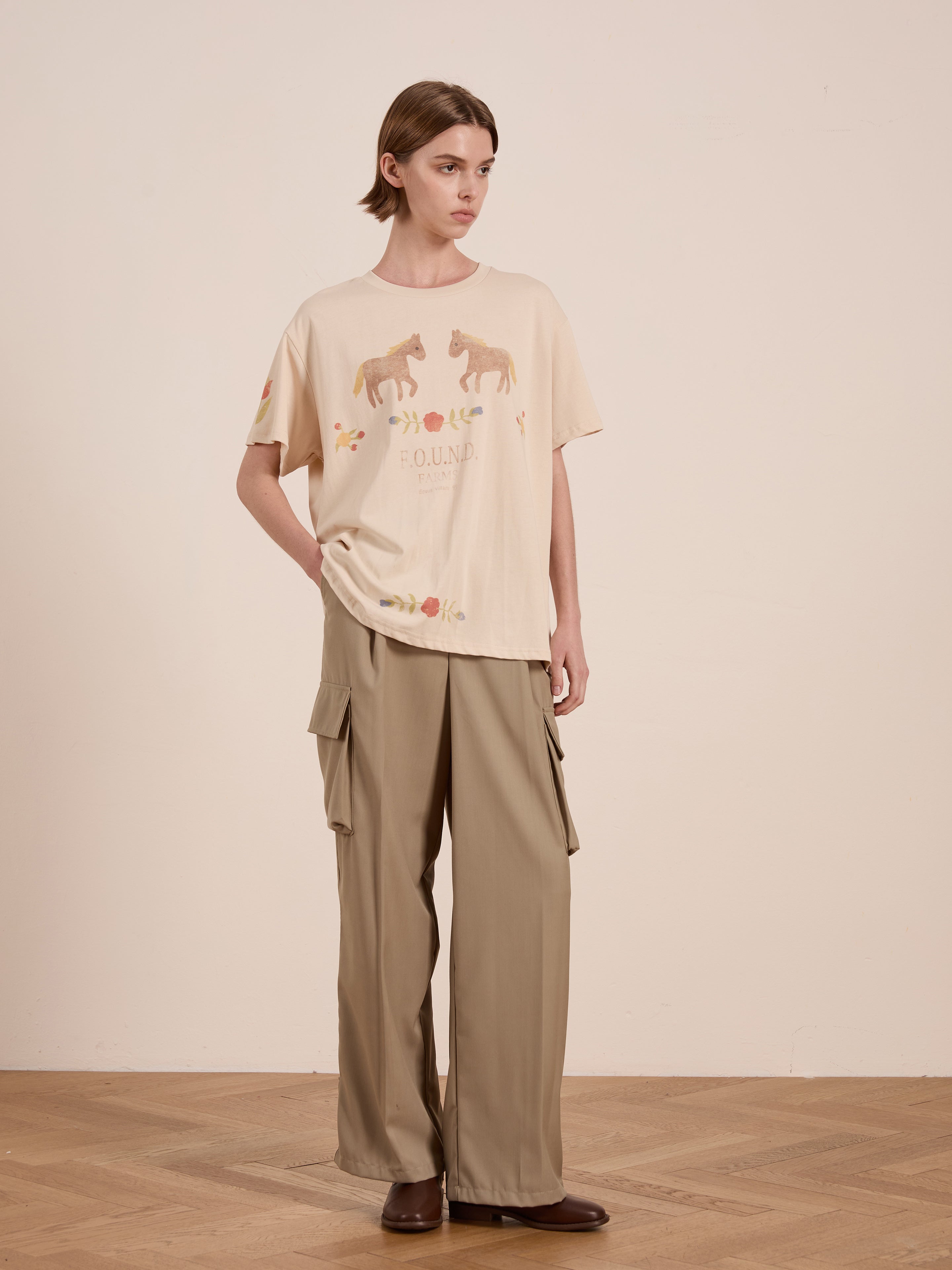 Floral Horse Farm Tee | Modern Menswear by yycbvcnbmmnbm