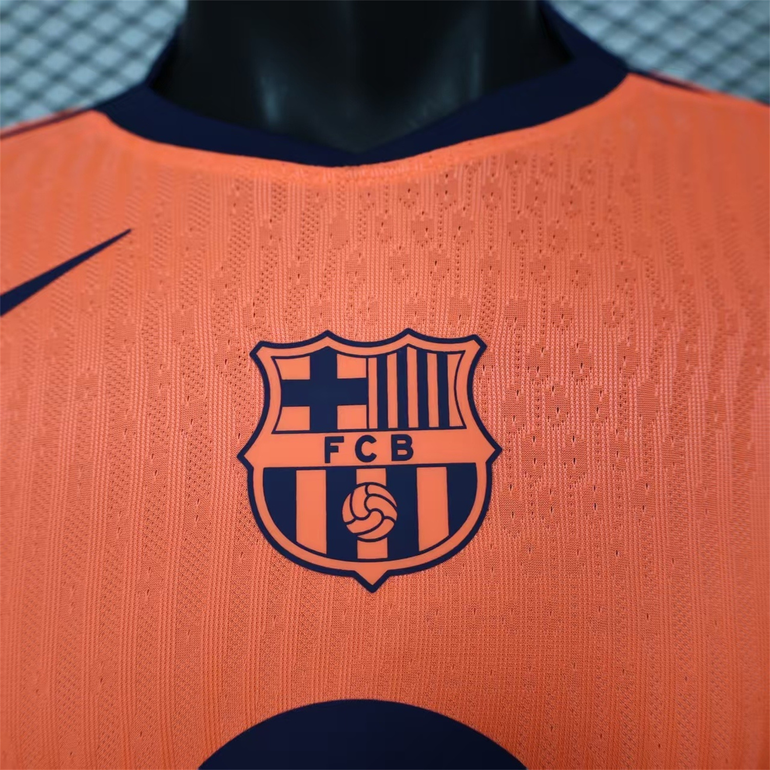AlphaJersey-Barcelona 25-26 Third Orange Long Sleeves Jersey - Player Version