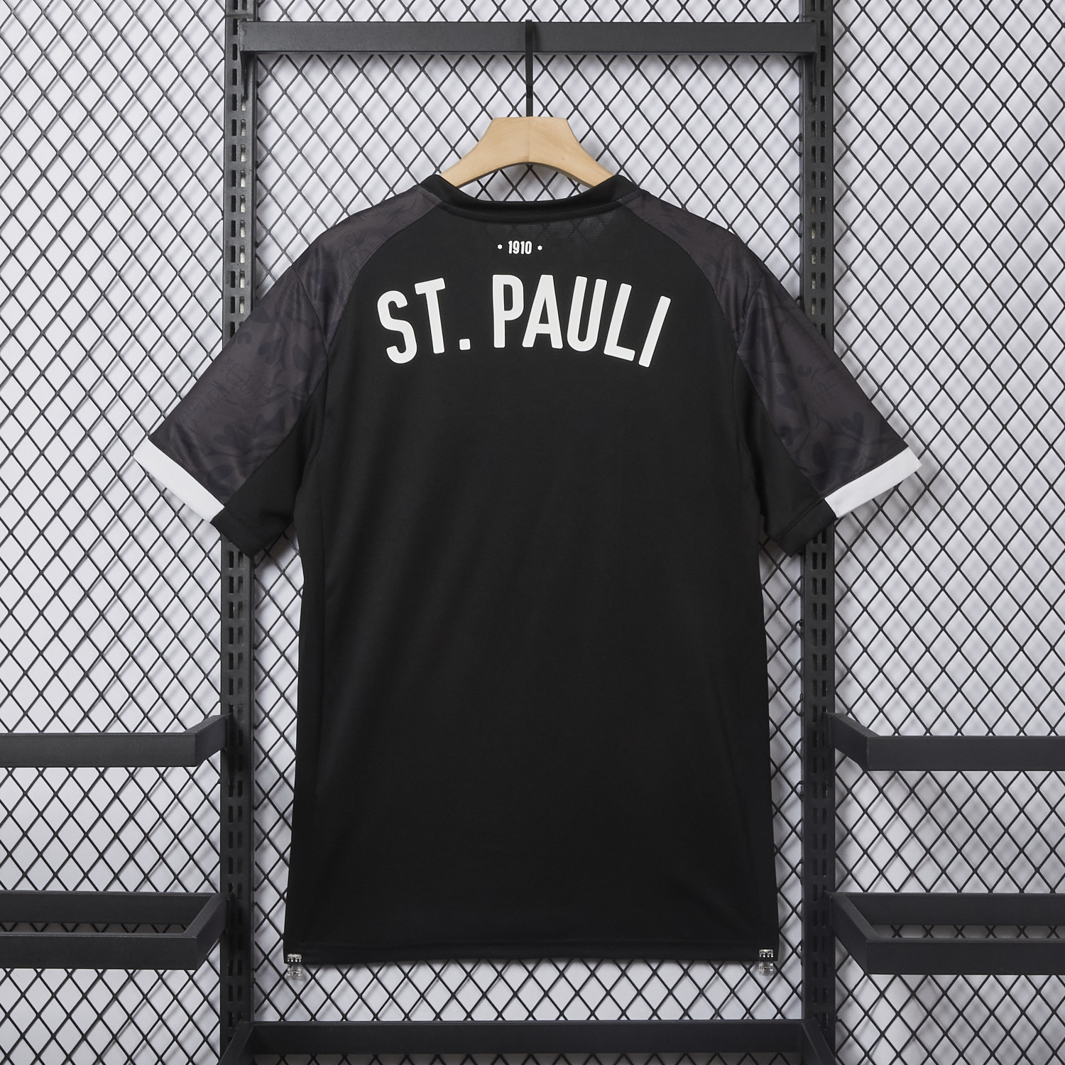 AlphaJersey-St. Pauli 25-26 Third Black Jersey - Fans Version