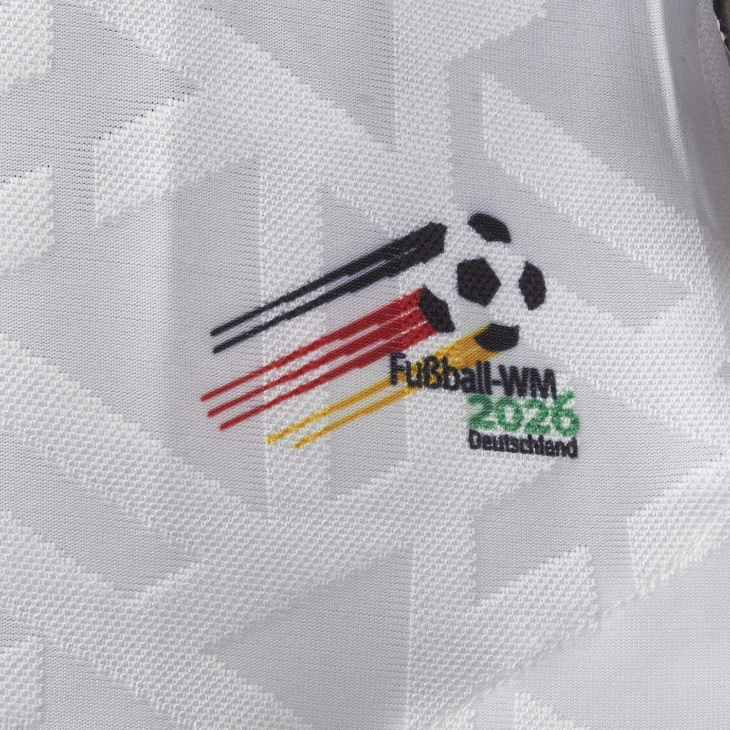 AlphaJersey-Germany 2026 Diagonal Stripes White Special Jersey - Player Version