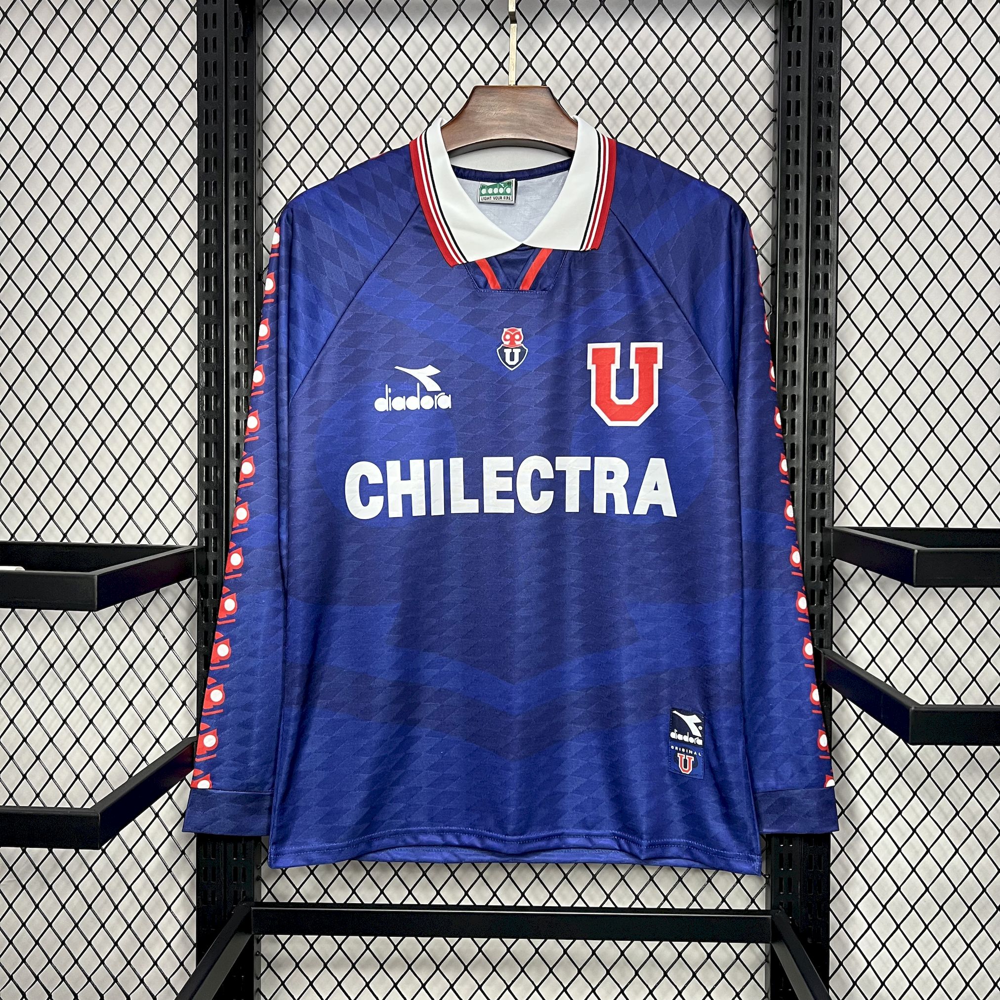 AlphaJersey-Retro Universidad De Chile 1996 Home Long Sleeve Jersey