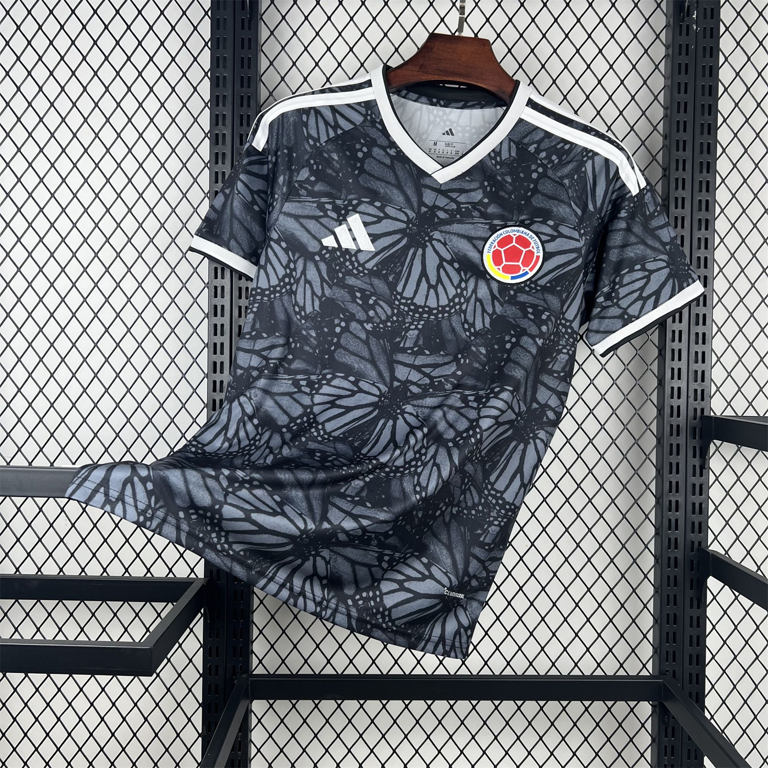 AlphaJersey-Colombia 2026 Grey And Black Special Jersey - Fans Version