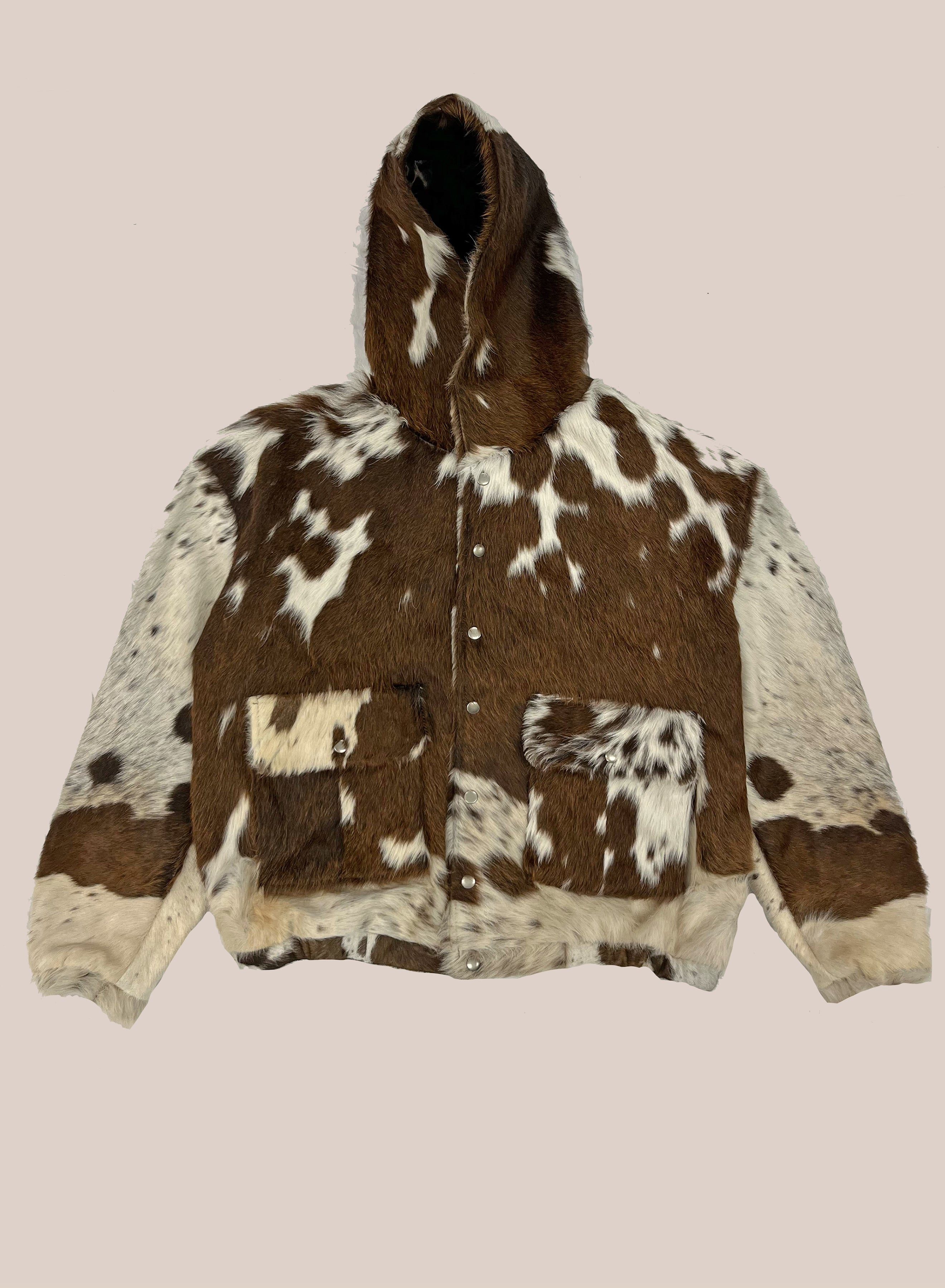 Cowhide Drover Hoodie | Modern Menswear by yycbvcnbmmnbm