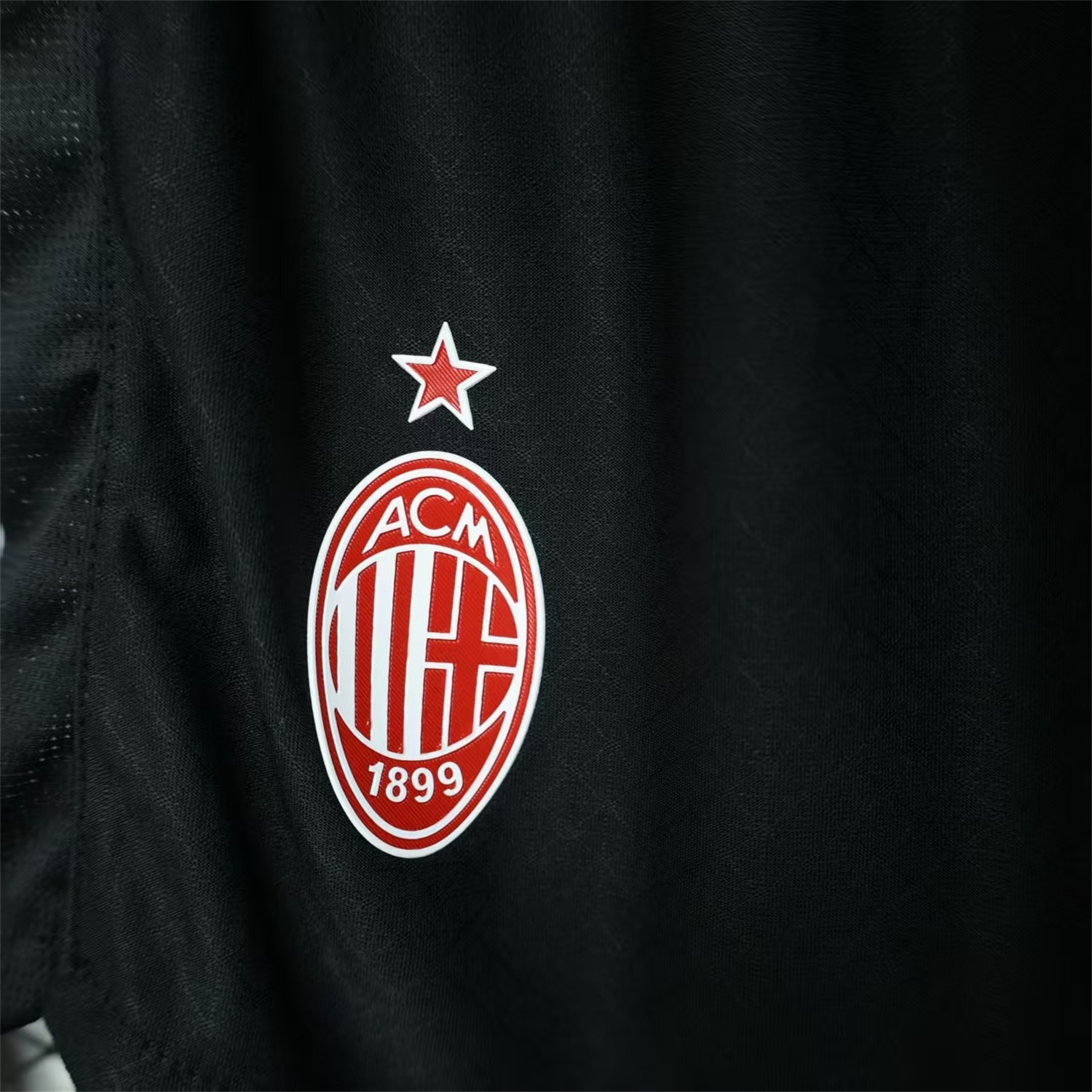 AlphaJersey-AC Milan 25-26 Home Black Shorts - Player Version