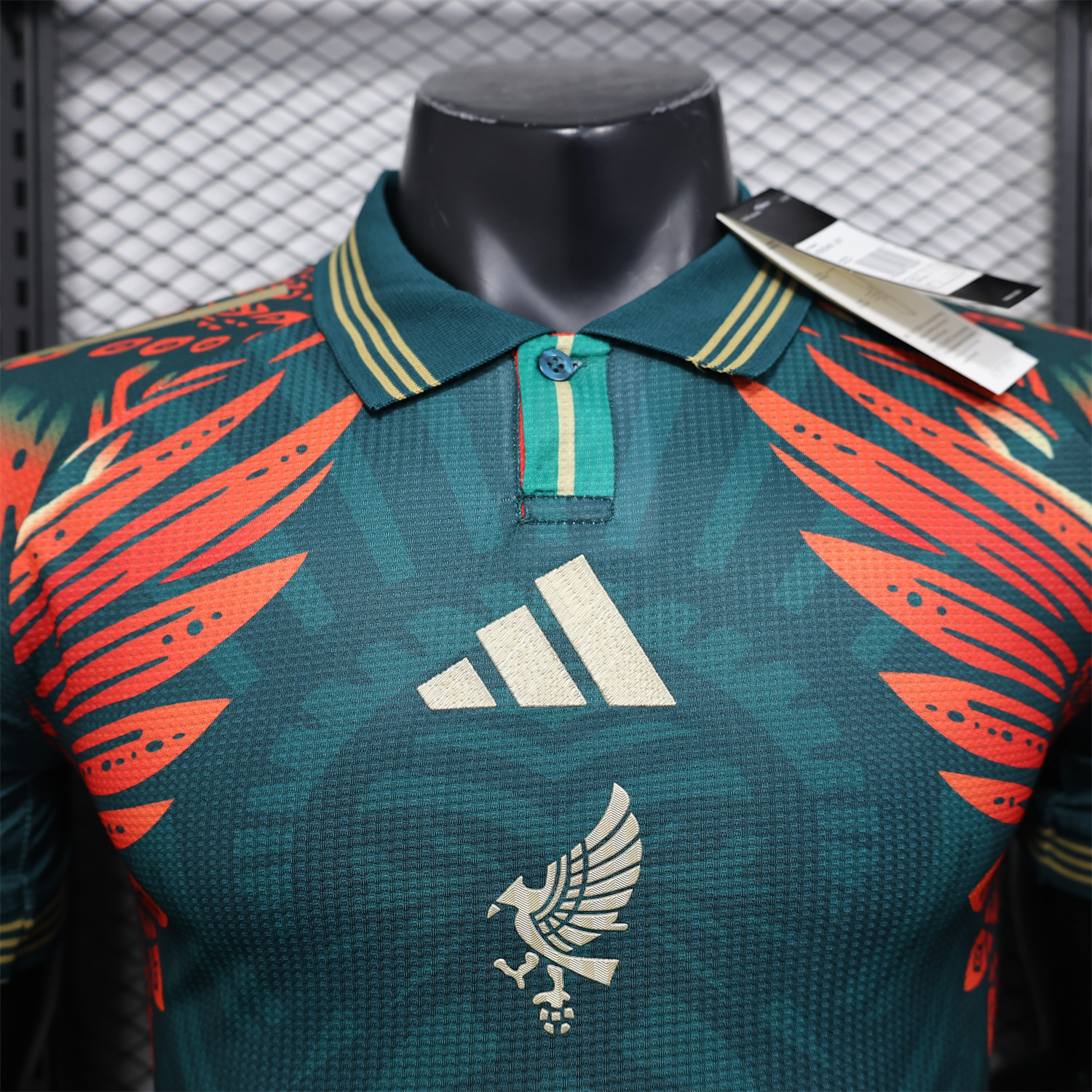 AlphaJersey-Mexico 2025 Red Eagle Special Edition Green Jersey - Player Version