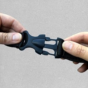 Sturdy buckles and straps