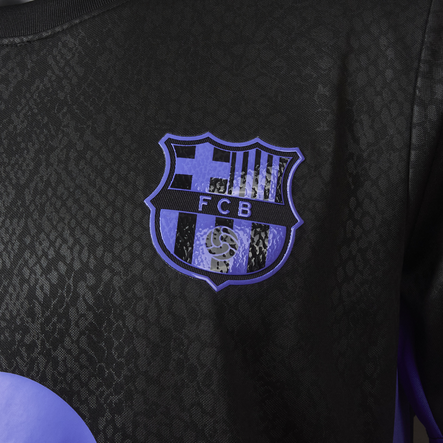 AlphaJersey-Barcelona X KB 25-26 Black And Purple Special Jersey - Player Version