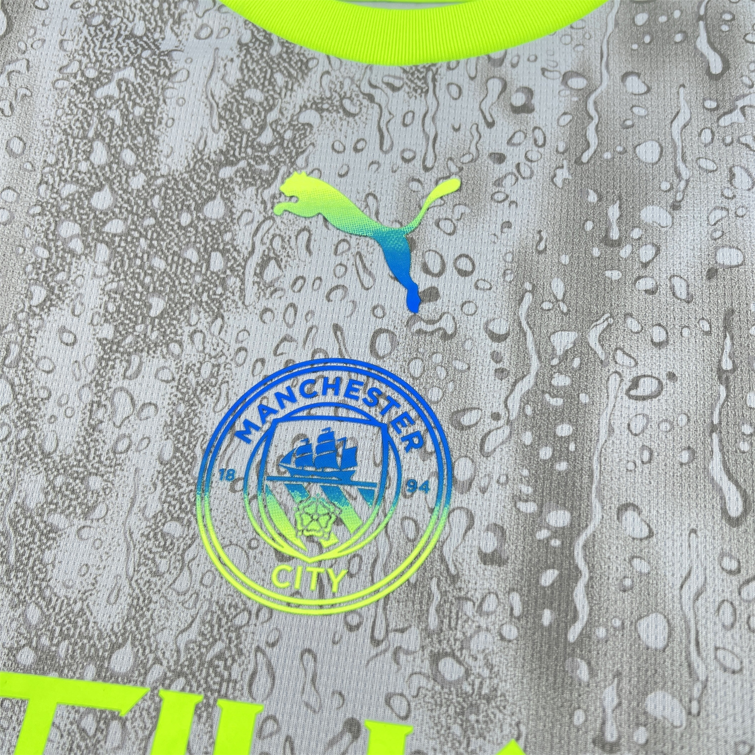 AlphaJersey-Manchester City 25-26 Third Grey Jersey - Fans Version