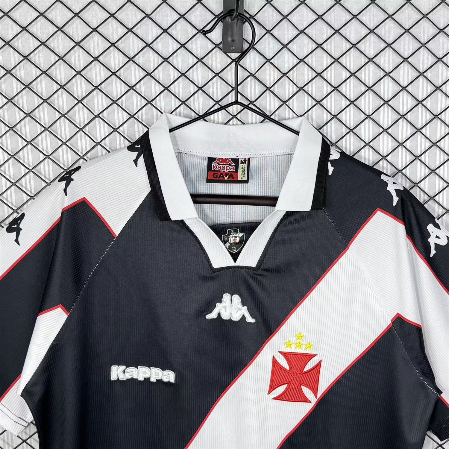 AlphaJersey-Retro Vasco da Gama 1997 Home Black Jersey