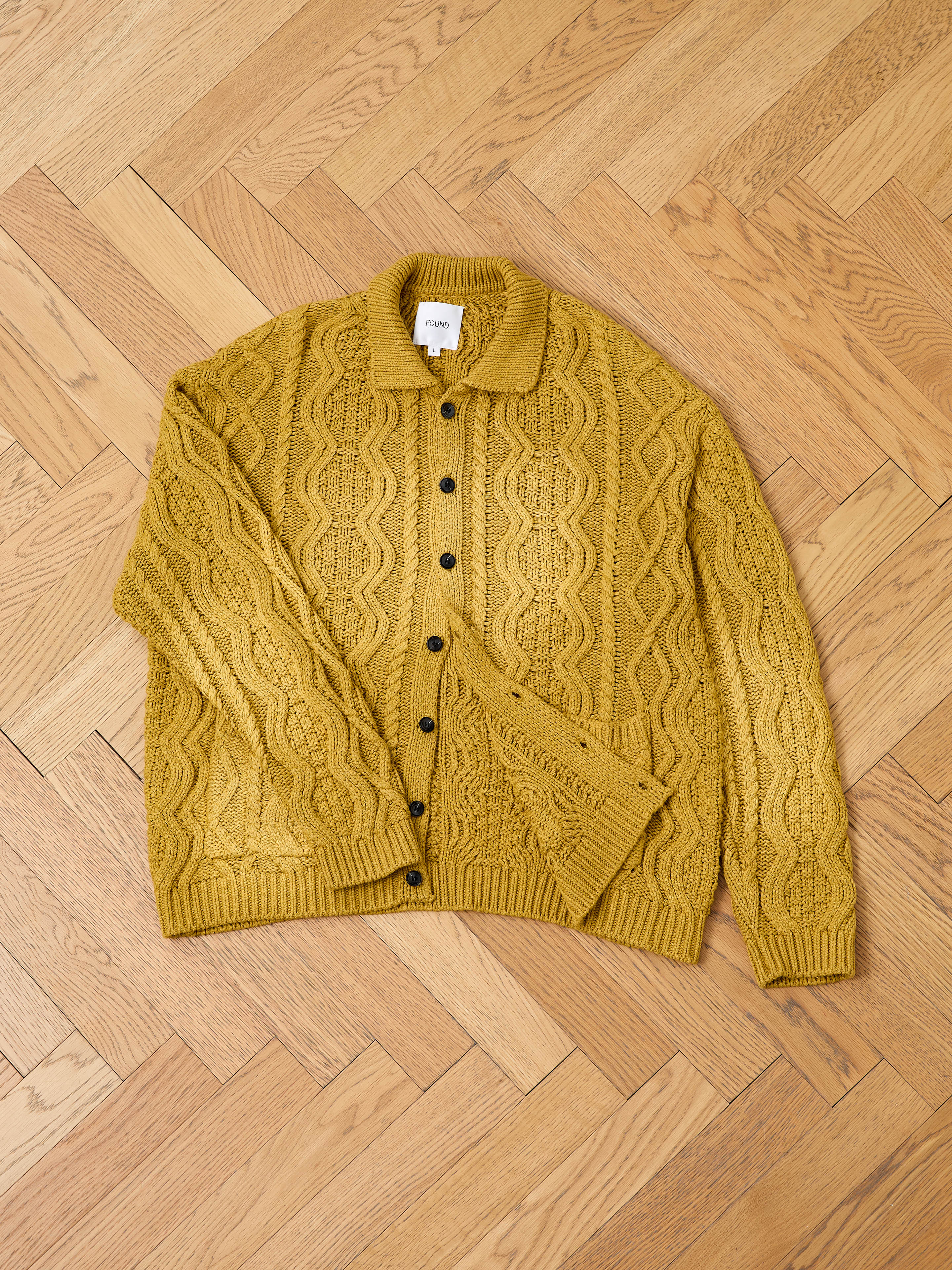 Cable Knit Buttoned Cardigan | Modern Menswear by yycbvcnbmmnbm