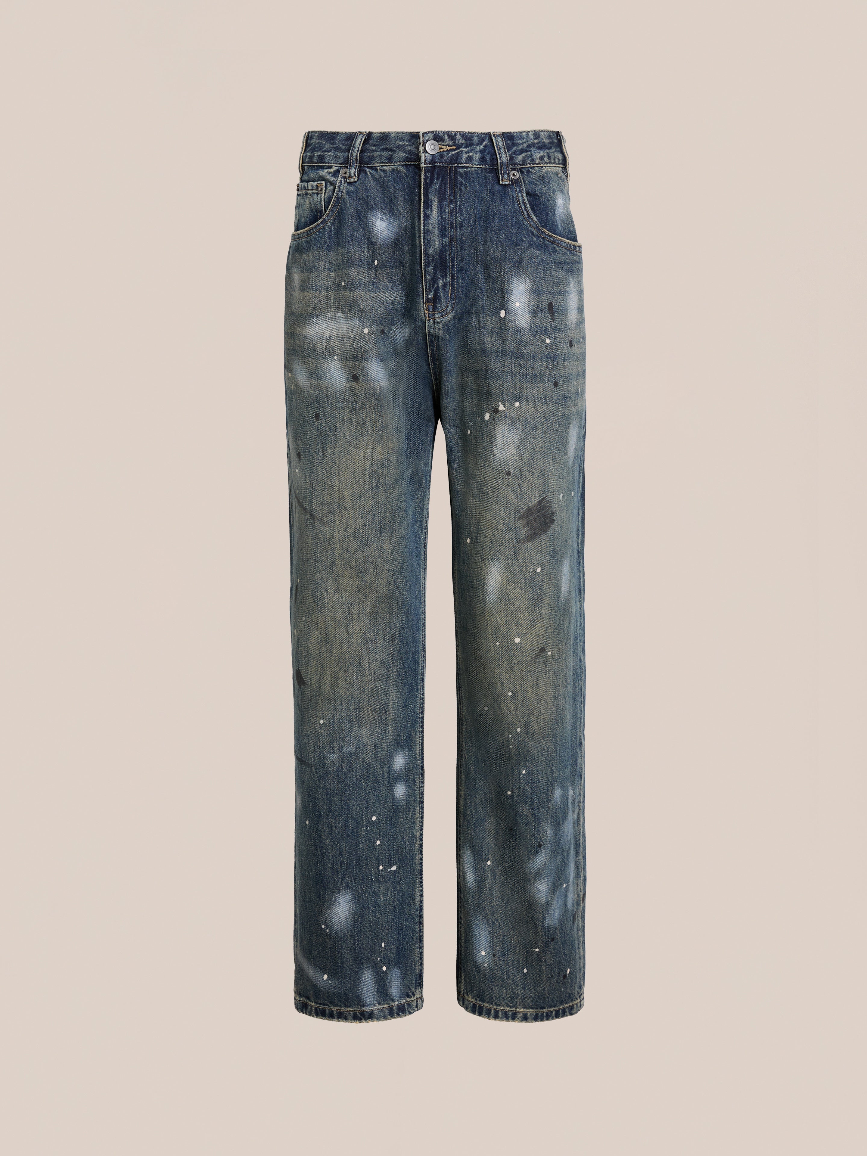 Monet Paint Jeans | Modern Menswear by yycbvcnbmmnbm