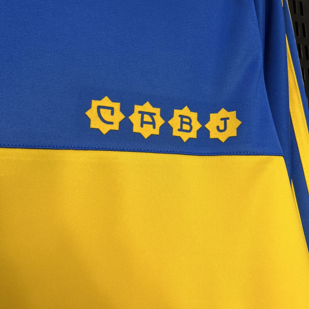 AlphaJersey-Retro Boca Juniors 1981-82 Home Long Sleeve Jersey