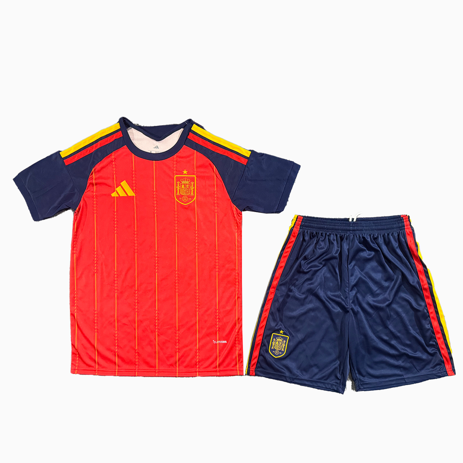 AlphaJersey-Spain 2026 Home Men's Adult Jersey Set - Fans Version