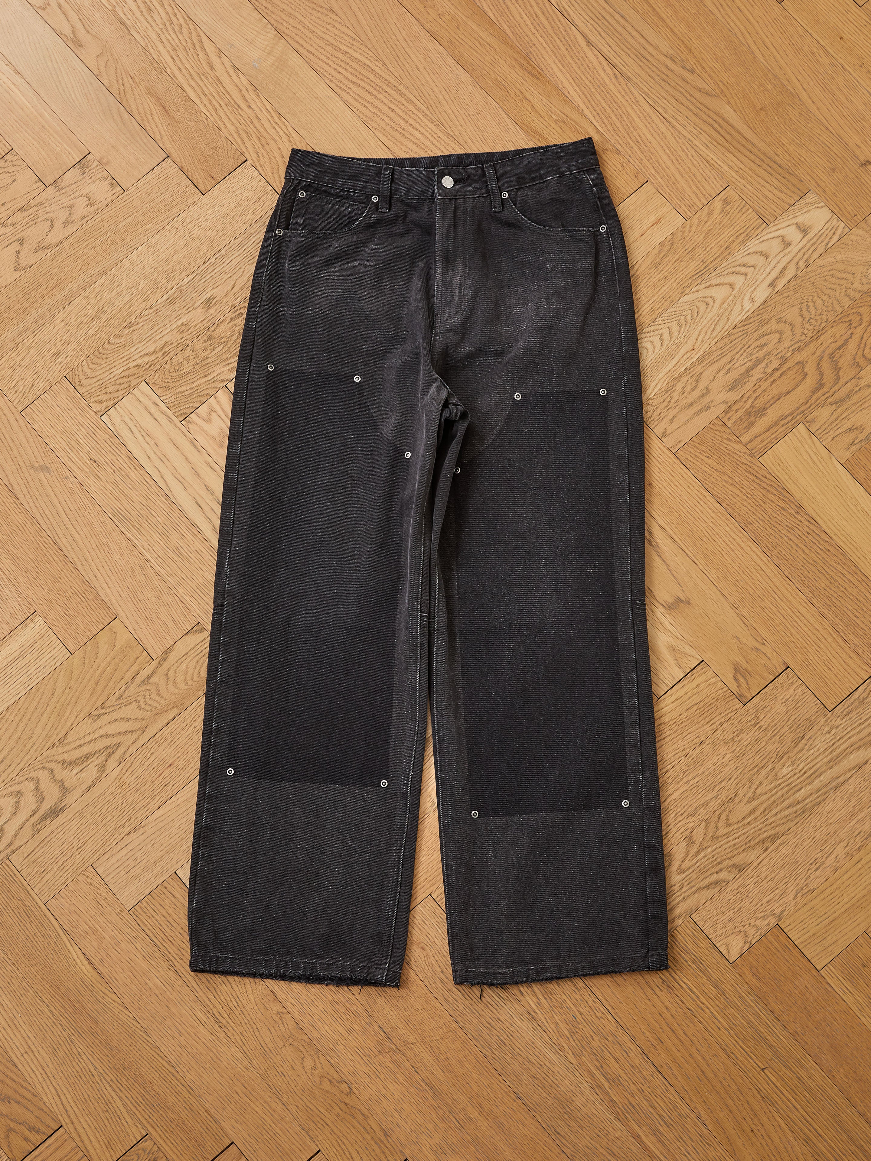 Double Knee Carpenter Jeans | Modern Menswear by yycbvcnbmmnbm