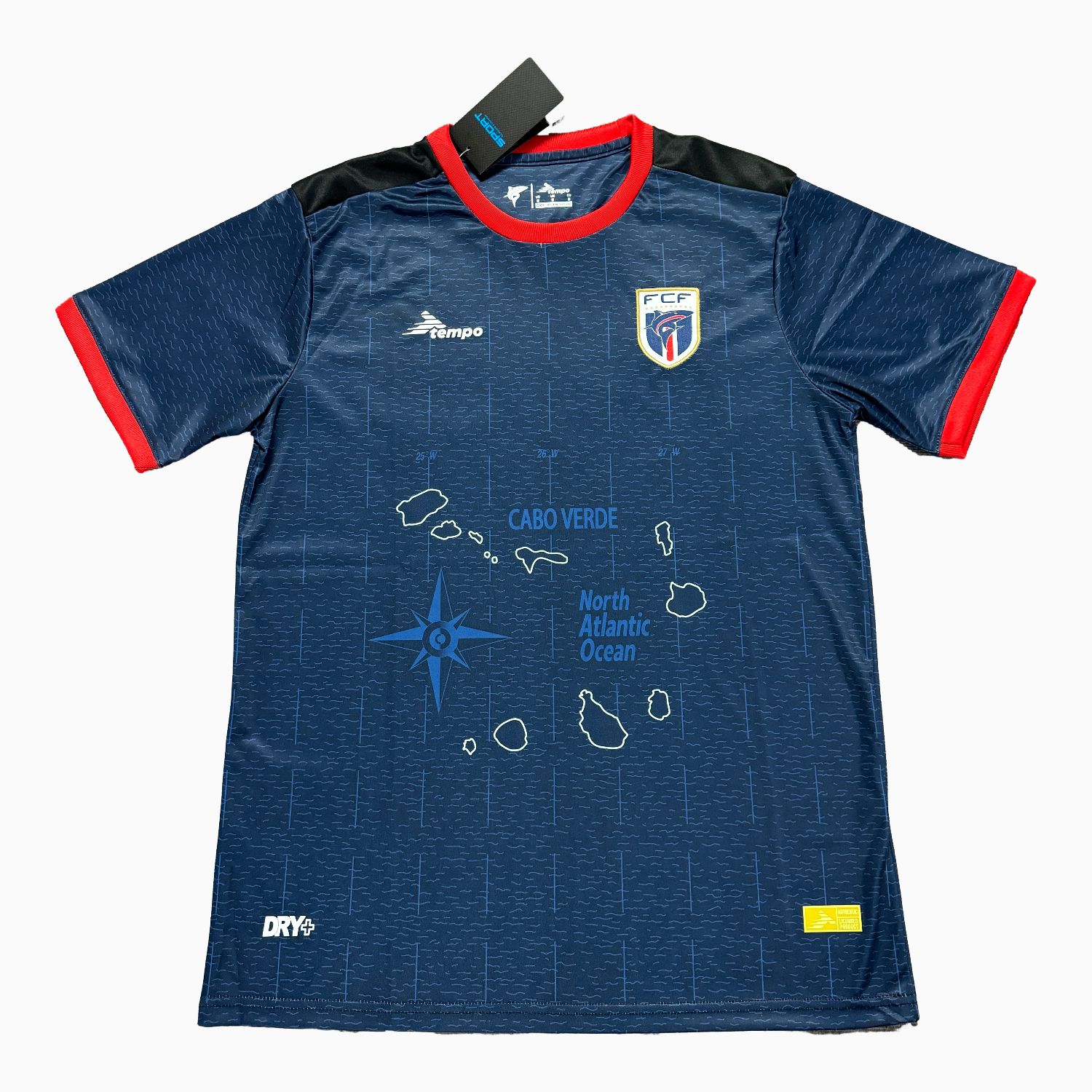AlphaJersey-Cabo Verde 2026 Home Blue Jersey - Fans Version