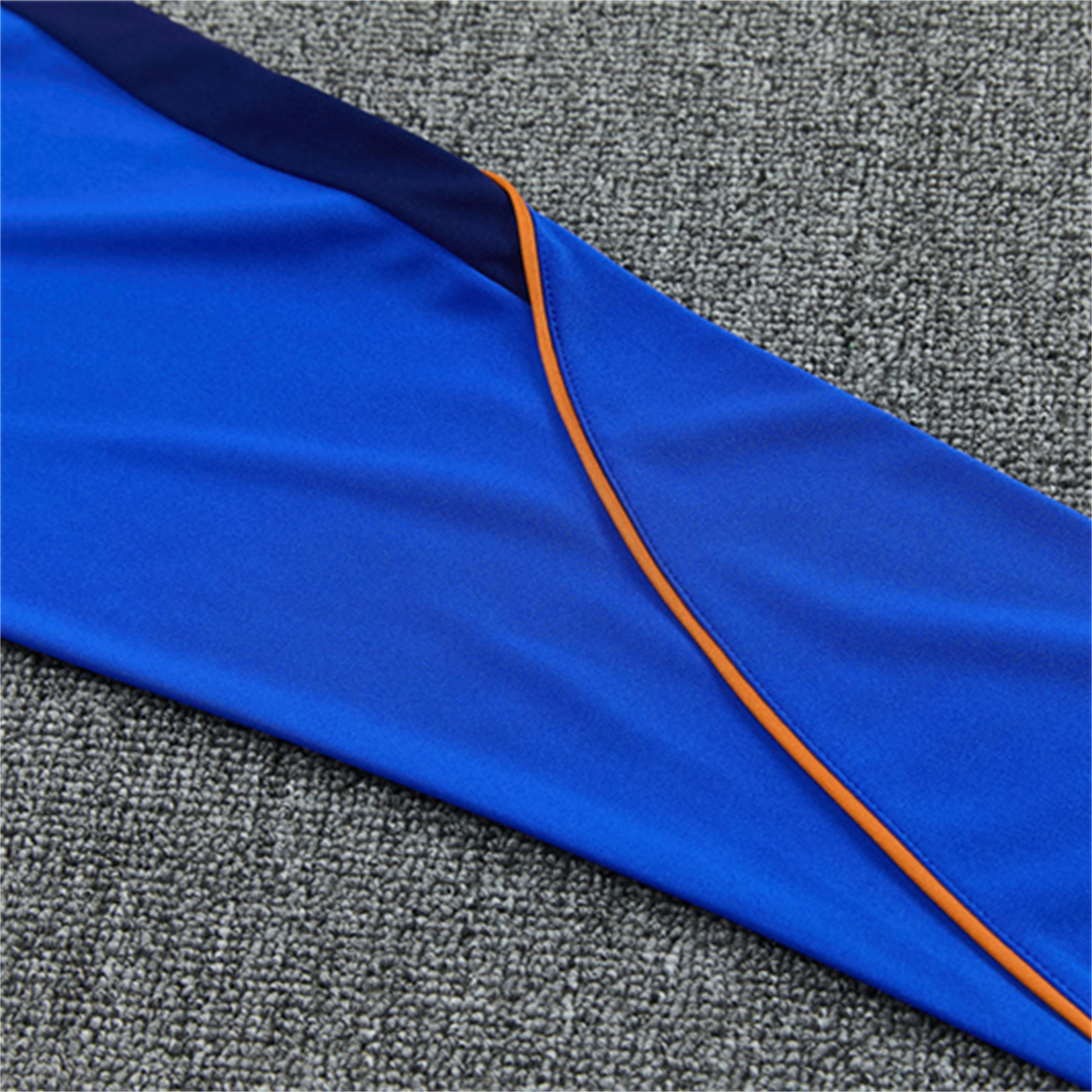 AlphaJersey-France 2026 Kids Long Sleeve Training Set - Royal Blue Top & Pants