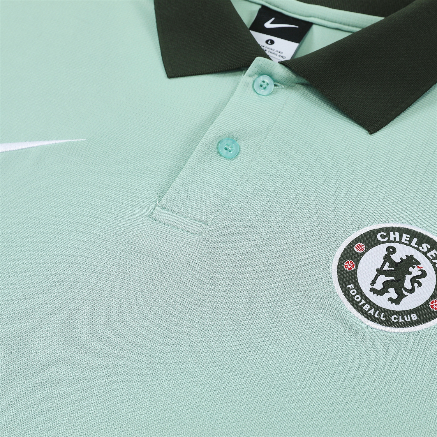 AlphaJersey-C.H.E.L.S.E.A 25-26 POLO Short-Sleeve Training Set - Light Green Top and Dark Green Pants