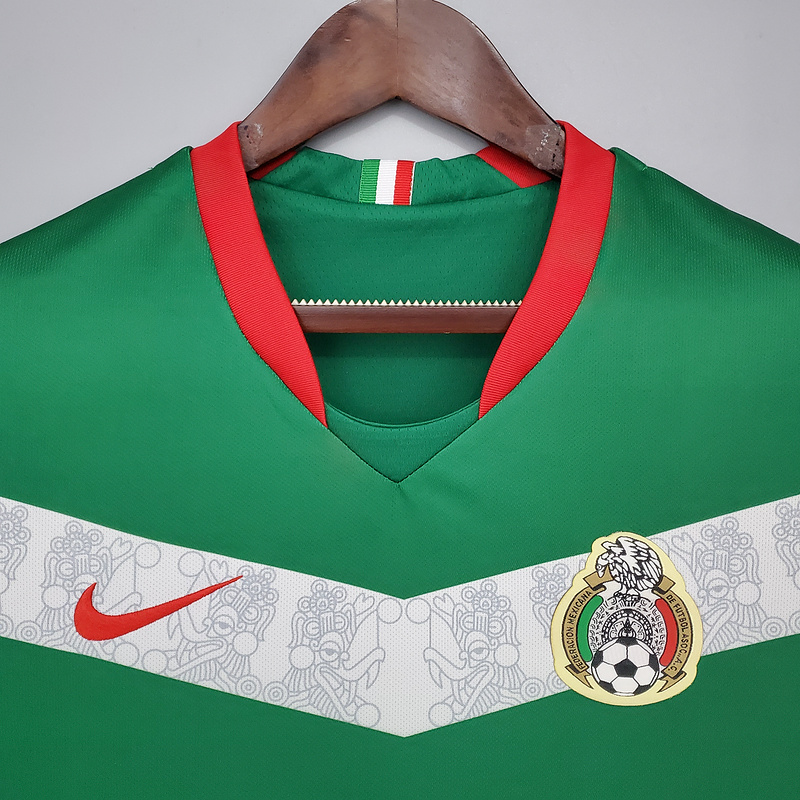 AlphaJersey-Retro Mexico 2006 Home Stadium Jersey
