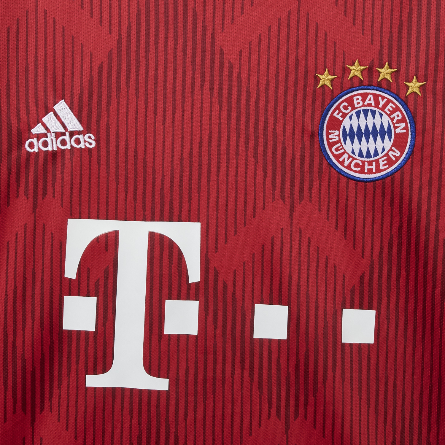 AlphaJersey-Retro Bayern Munich 2018-19 Home Men's Adult Jersey Set - Fans Version