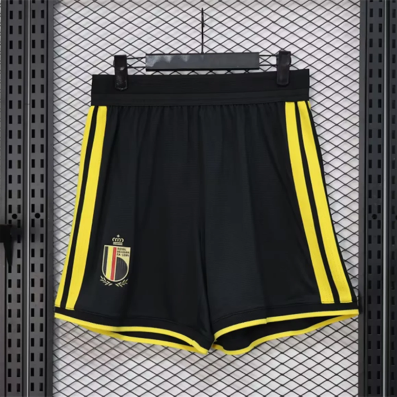AlphaJersey-Belgium 2026 Black Shorts - Player Version