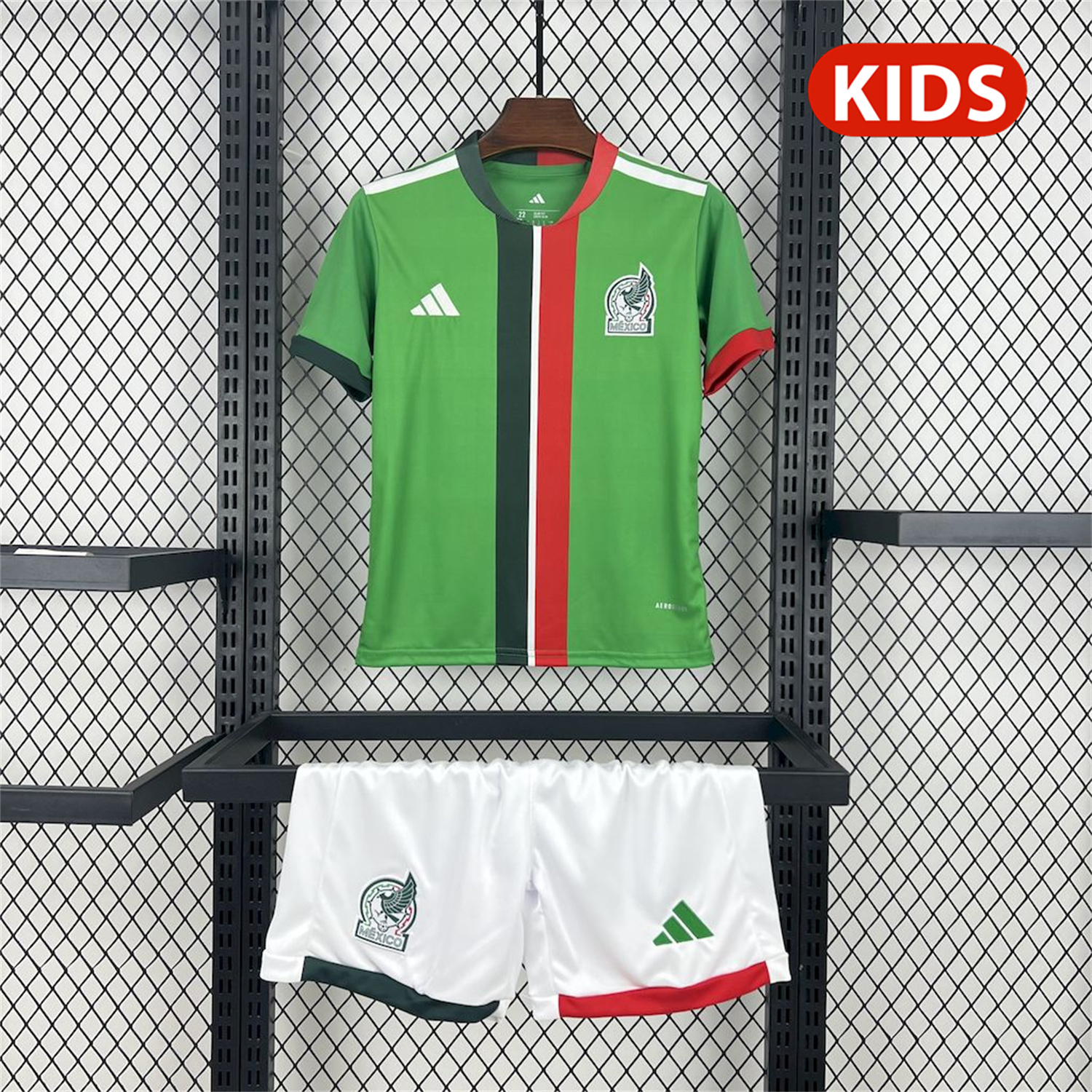 AlphaJersey-Mexico 25-26 Home Kids Kit