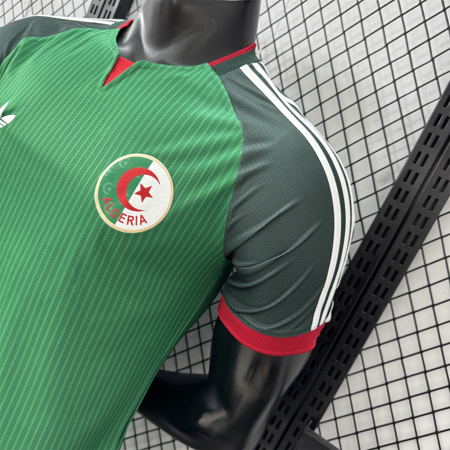 AlphaJersey-Algeria 2026 Away Green Jersey - Player Version