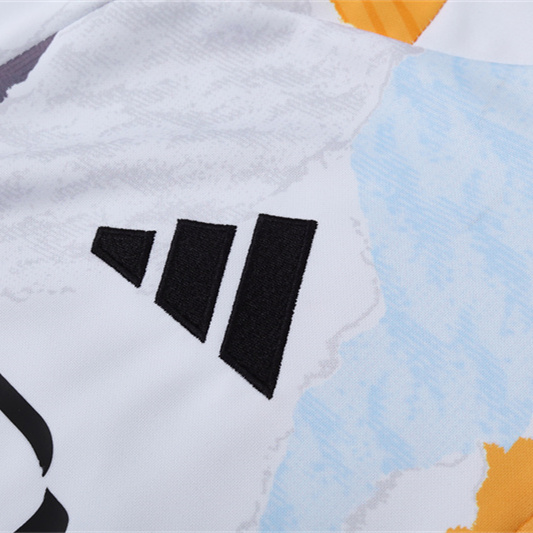 AlphaJersey-Real Madrid 2025 Long Sleeve Training Set - Three Color Mixing