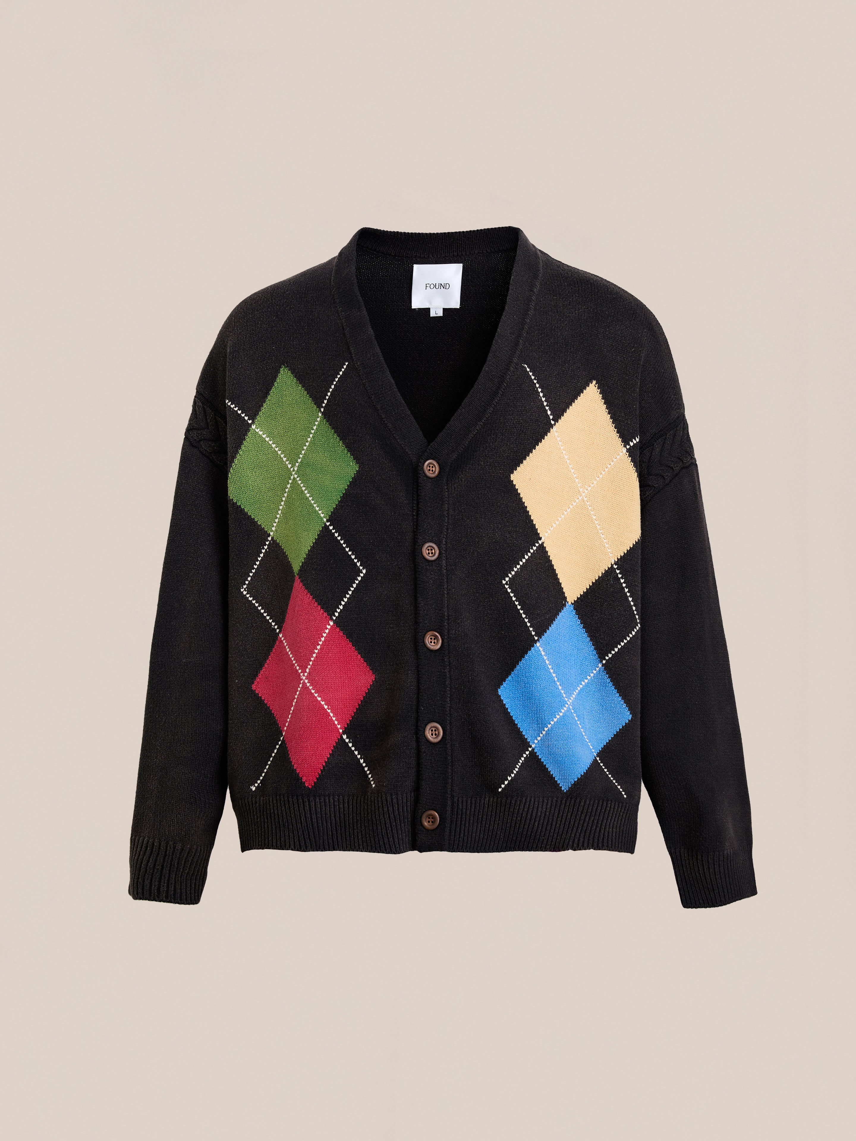 Argyle Knit Cardigan | Modern Menswear by yycbvcnbmmnbm