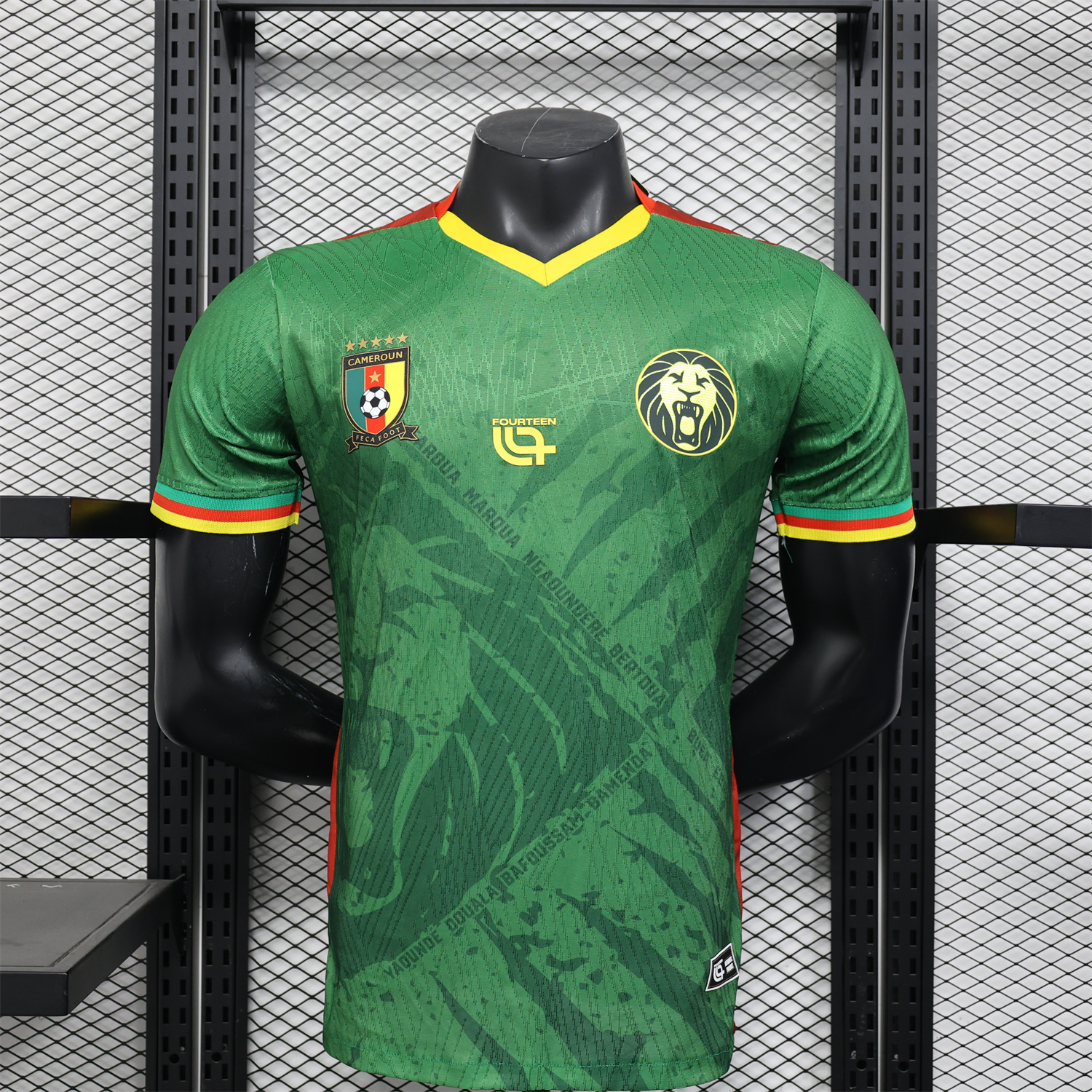AlphaJersey-Cameroon 25-26 Home Jersey - Player Version