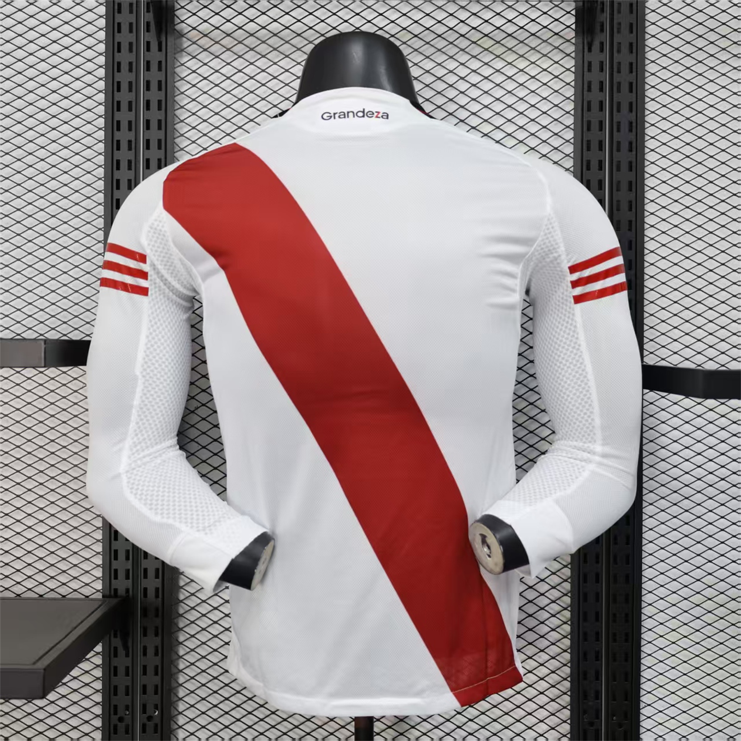 AlphaJersey-River Plate 25-26 Home Unsponsored Long Sleeves Jersey - Player Version