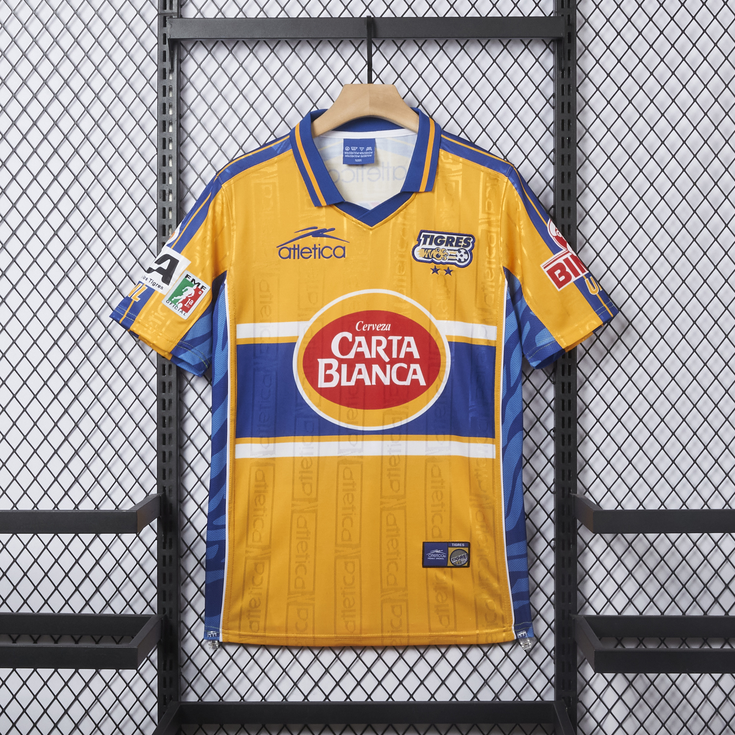 AlphaJersey-Retro Tigres UANL 1999-00 Home Jersey