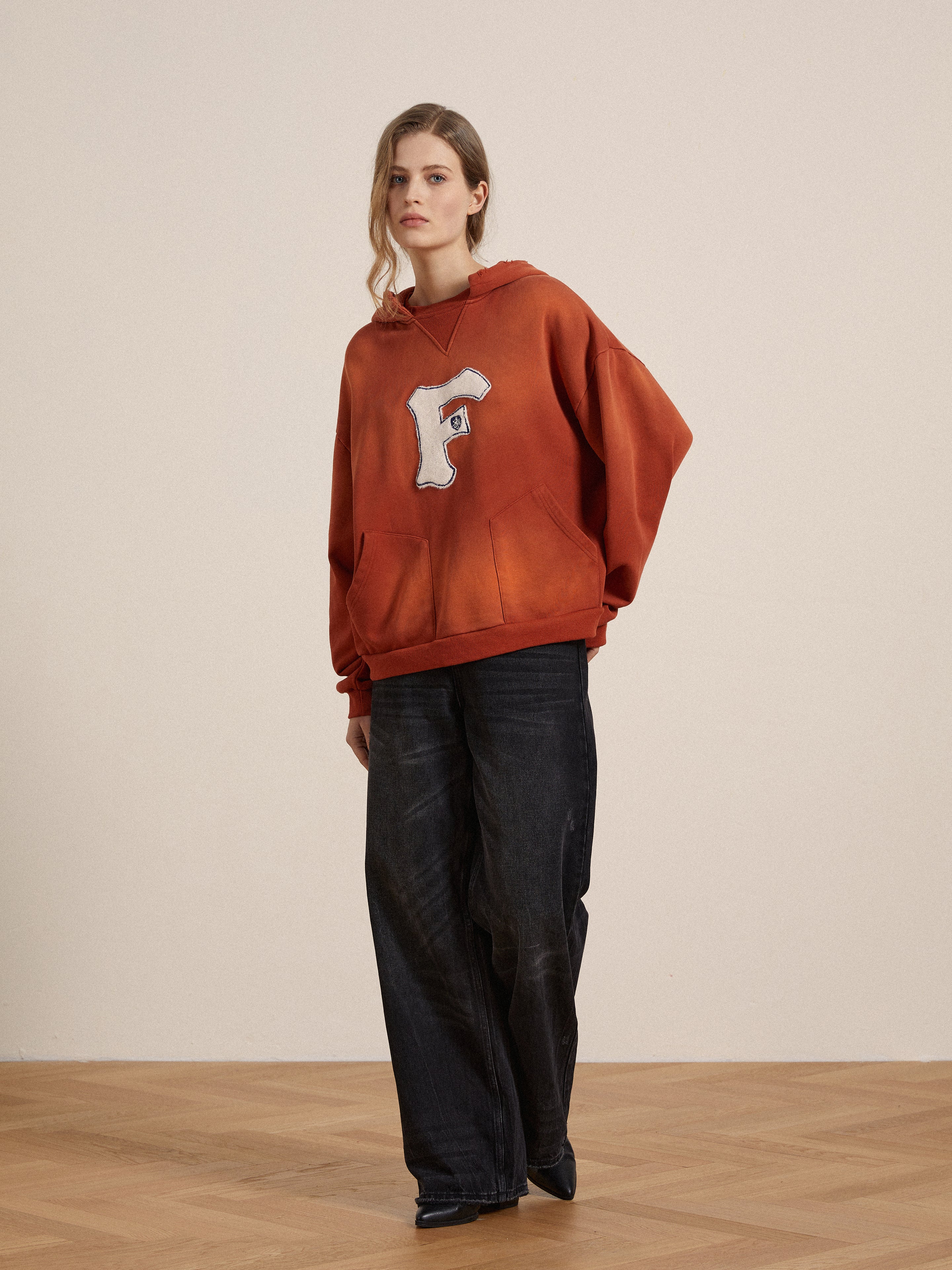 Faded "F" Hoodie | Modern Menswear by yycbvcnbmmnbm