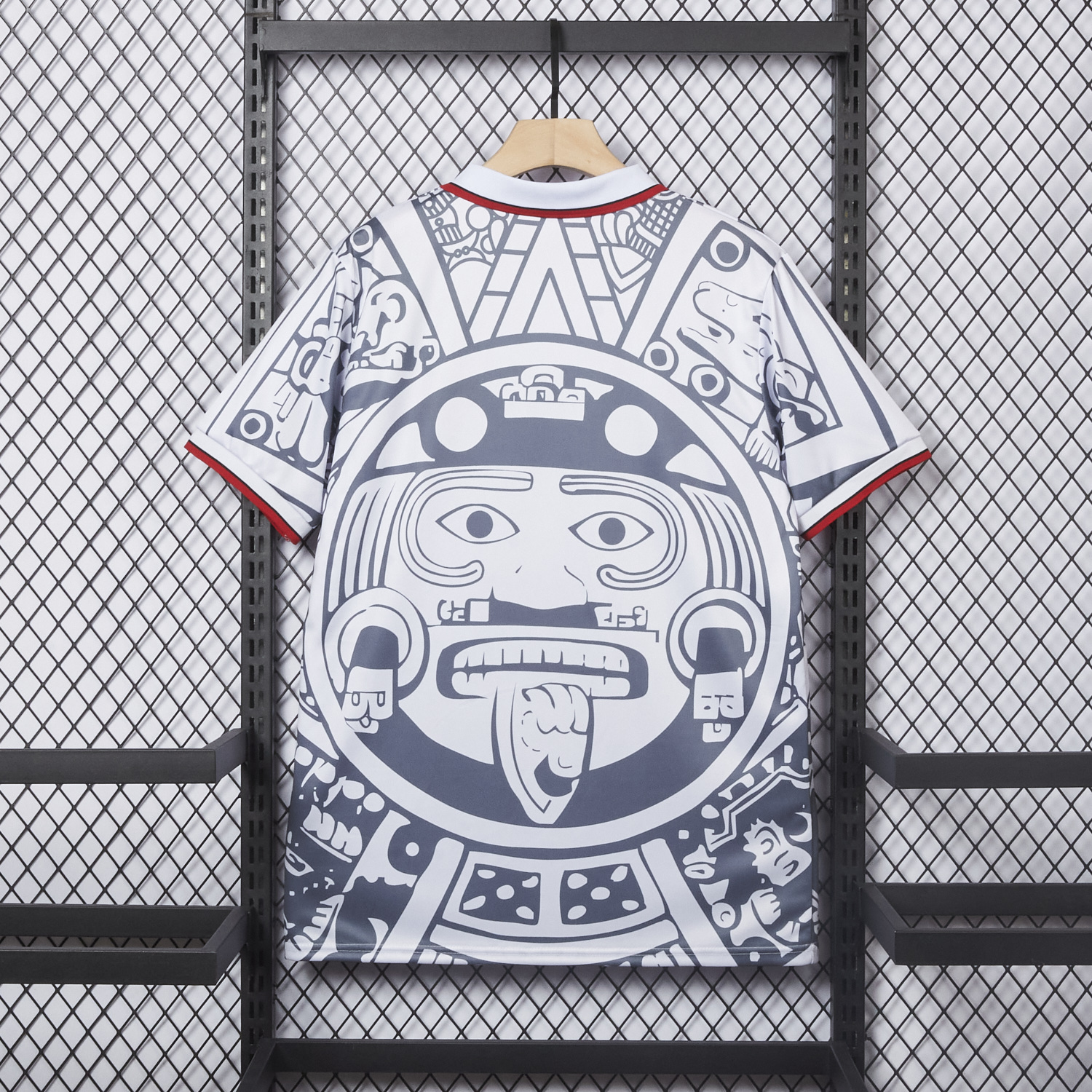 AlphaJersey-Retro Mexico 1998 Away Grey Special Edition Jersey
