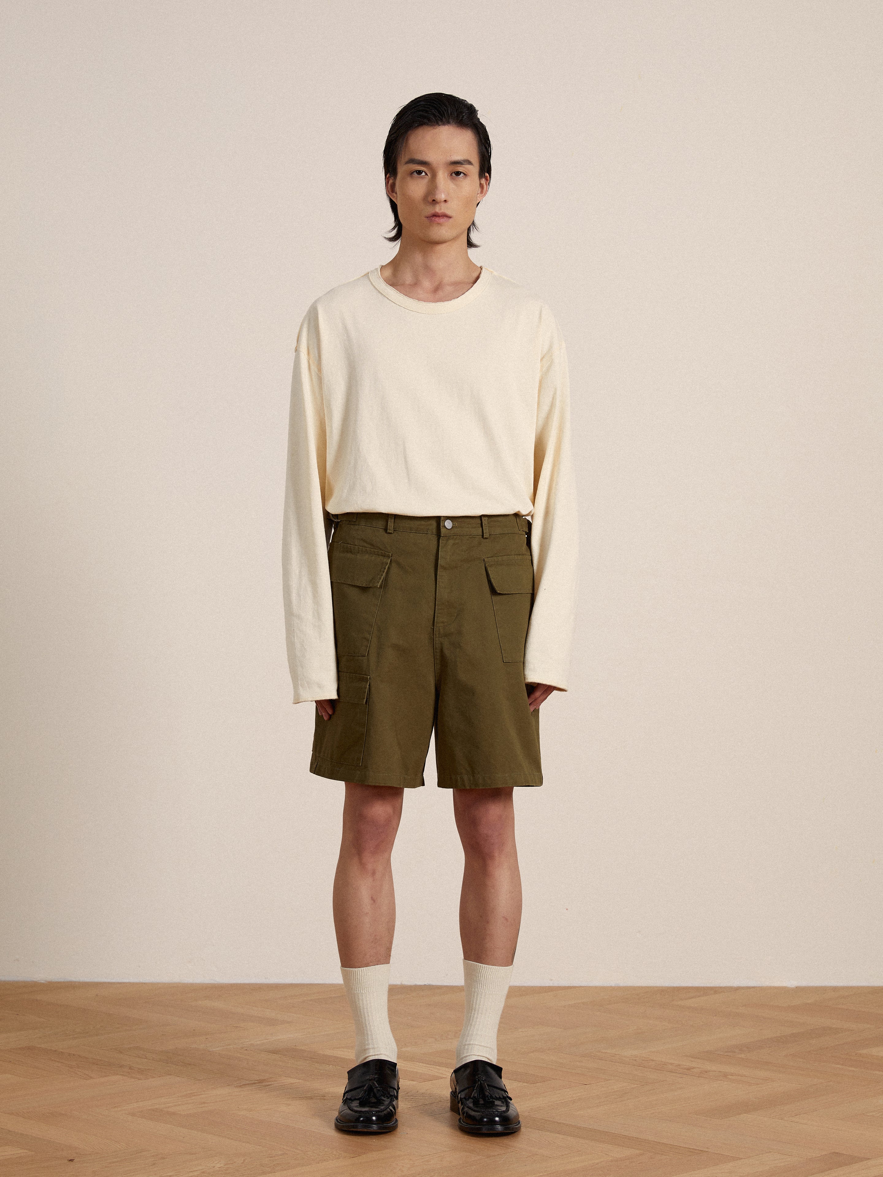 Twill Cargo Shorts | Modern Menswear by yycbvcnbmmnbm