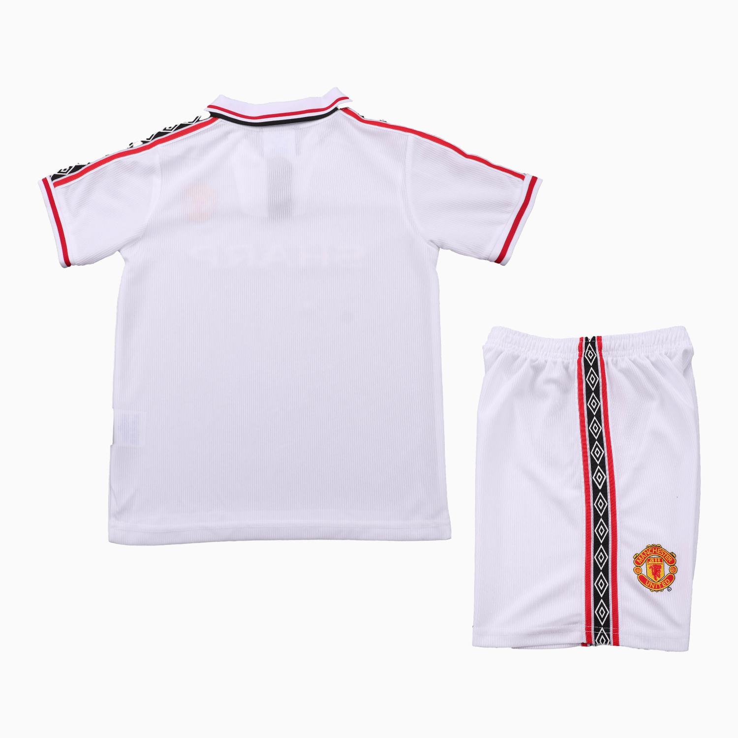 AlphaJersey-Retro Manchester United 1998-99 White Special Kids Kit