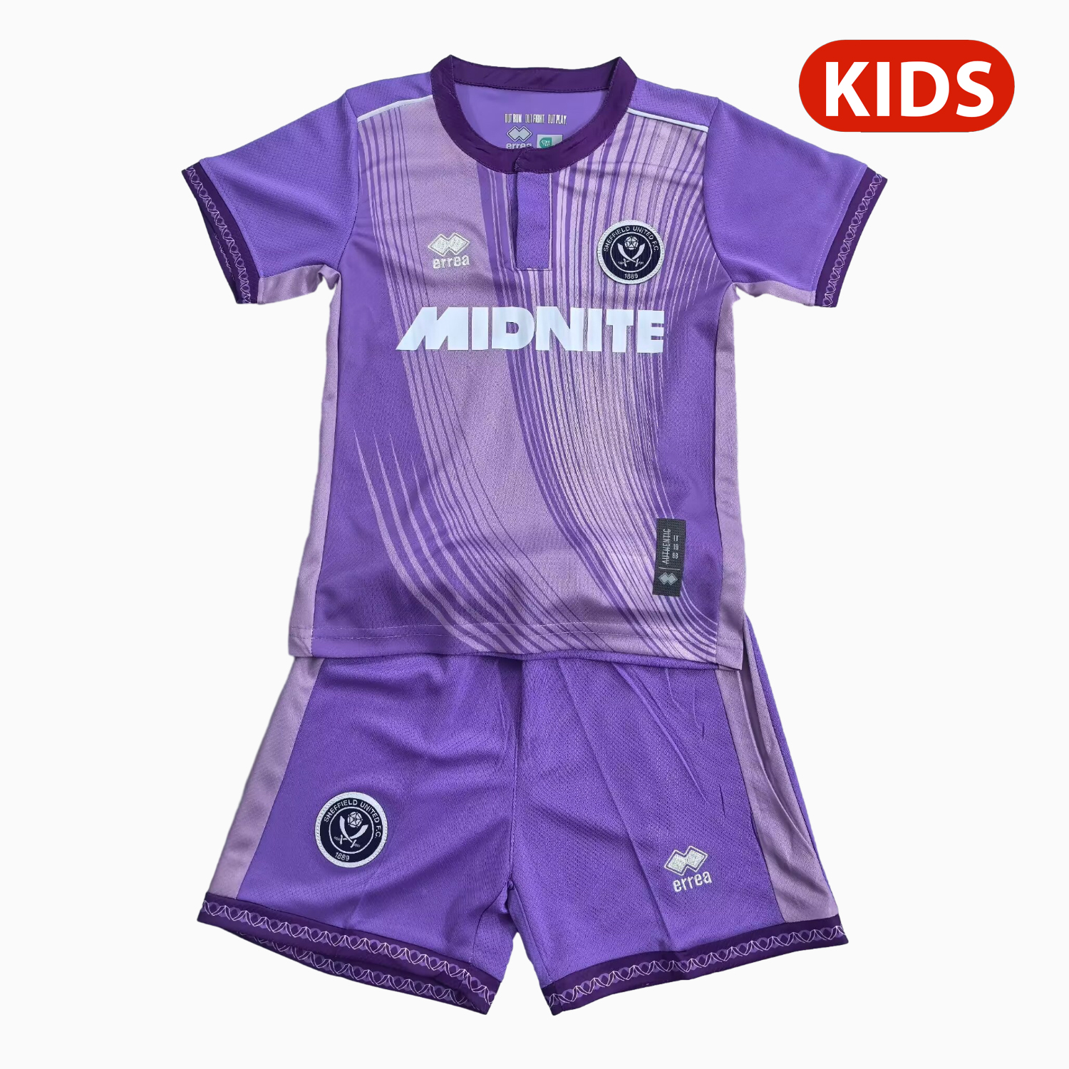 AlphaJersey-Sheffield United 25-26 Third Purple Kids Kit