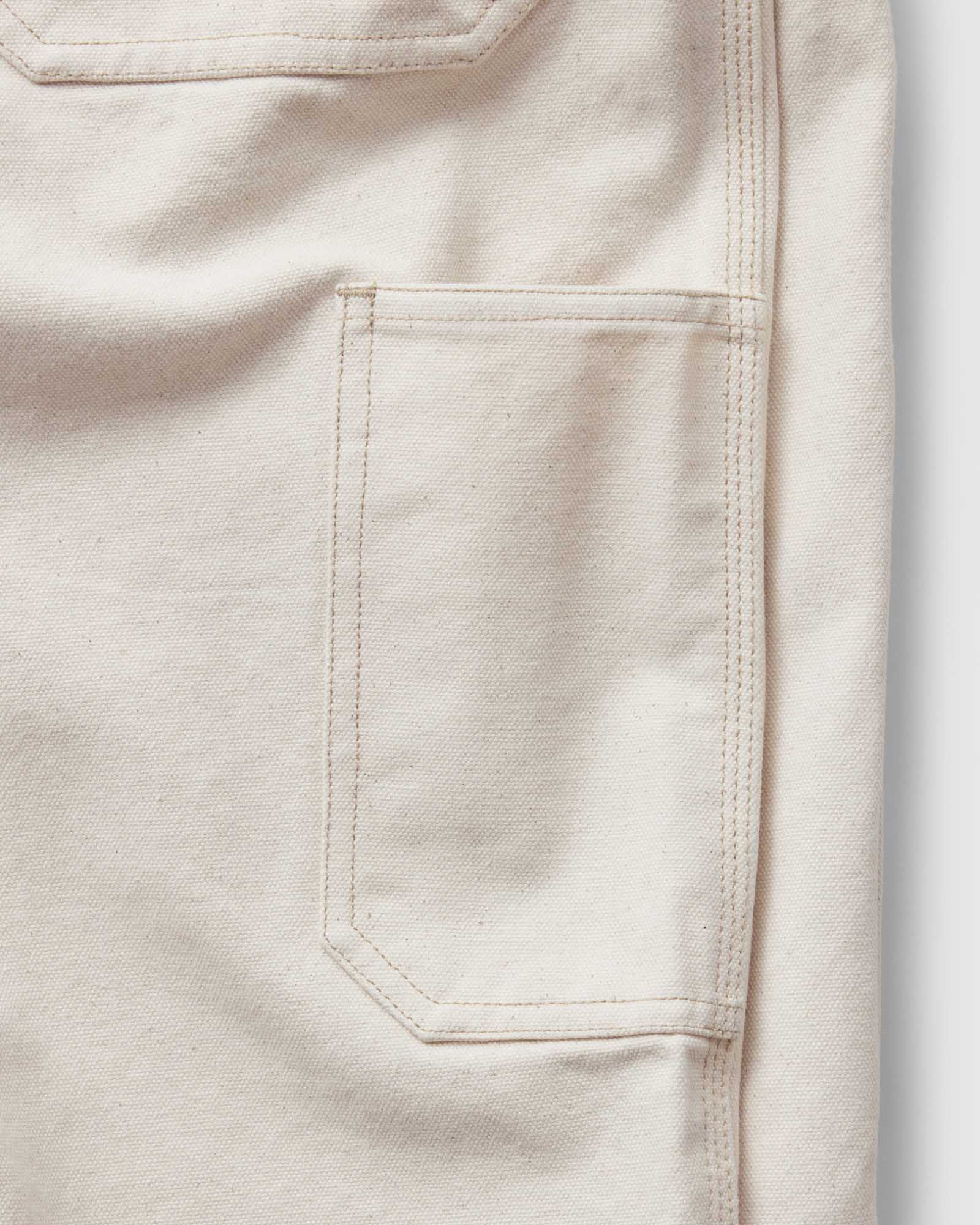 The Painter Pant in Seeded Natural Chipped Canvas | Modern Menswear by yycbvcnbmmnbm