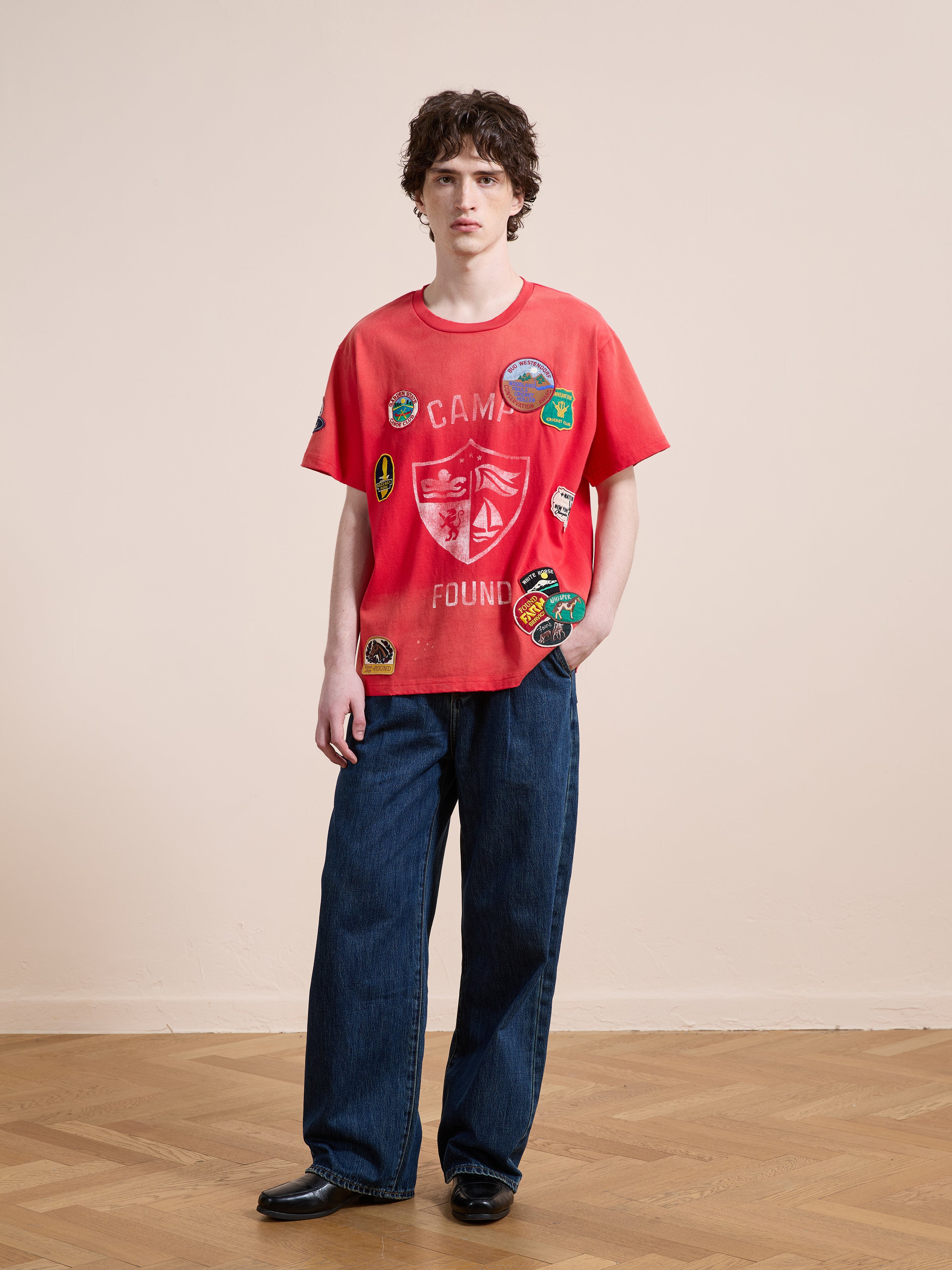 Patchwork Camp Tee | Modern Menswear by yycbvcnbmmnbm